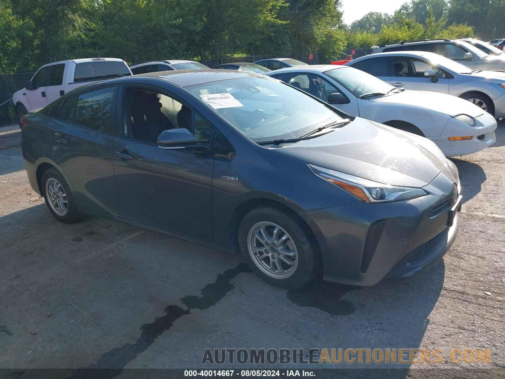 JTDKARFU4K3078187 TOYOTA PRIUS 2019