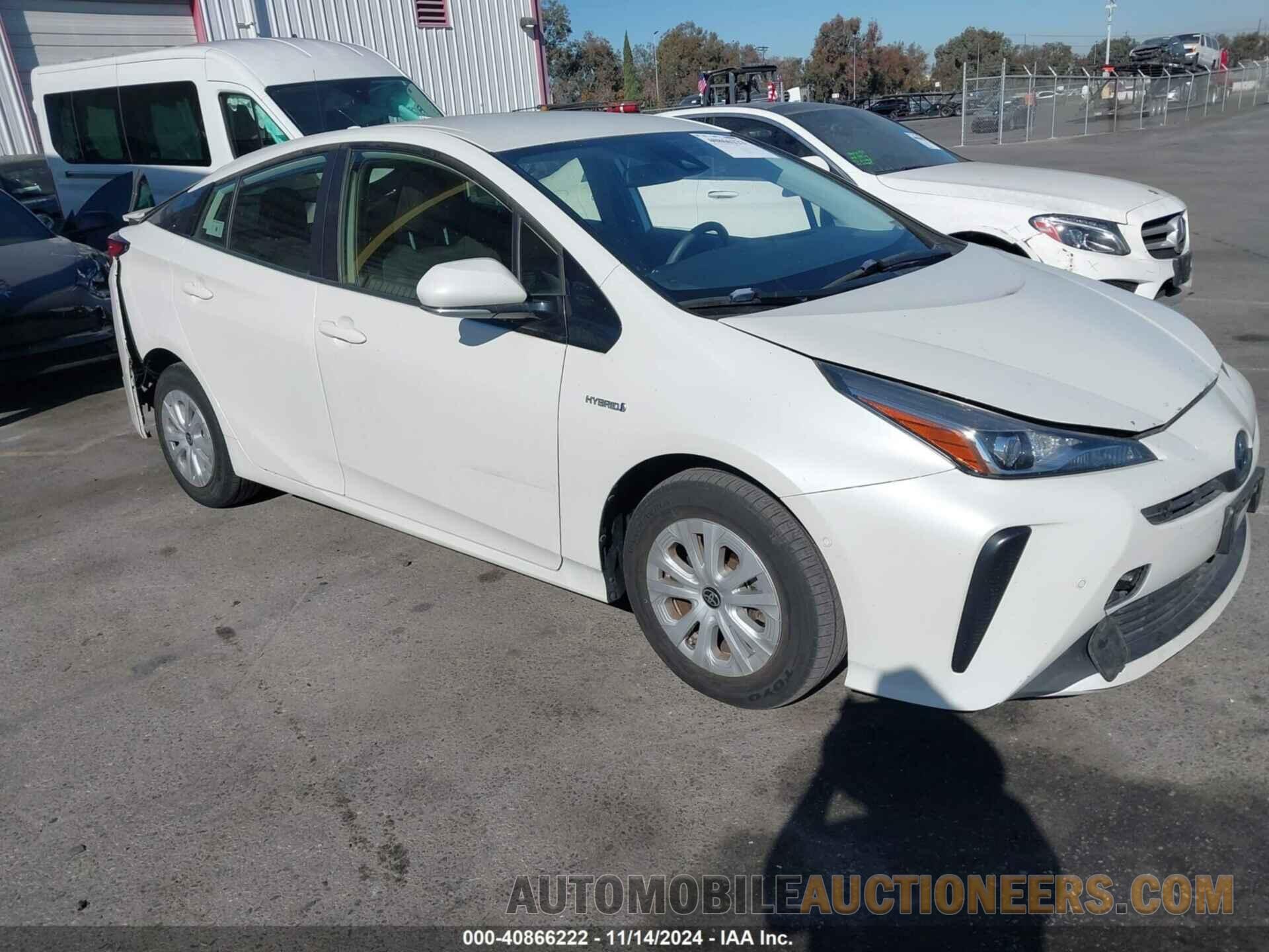 JTDKARFU4K3078397 TOYOTA PRIUS 2019