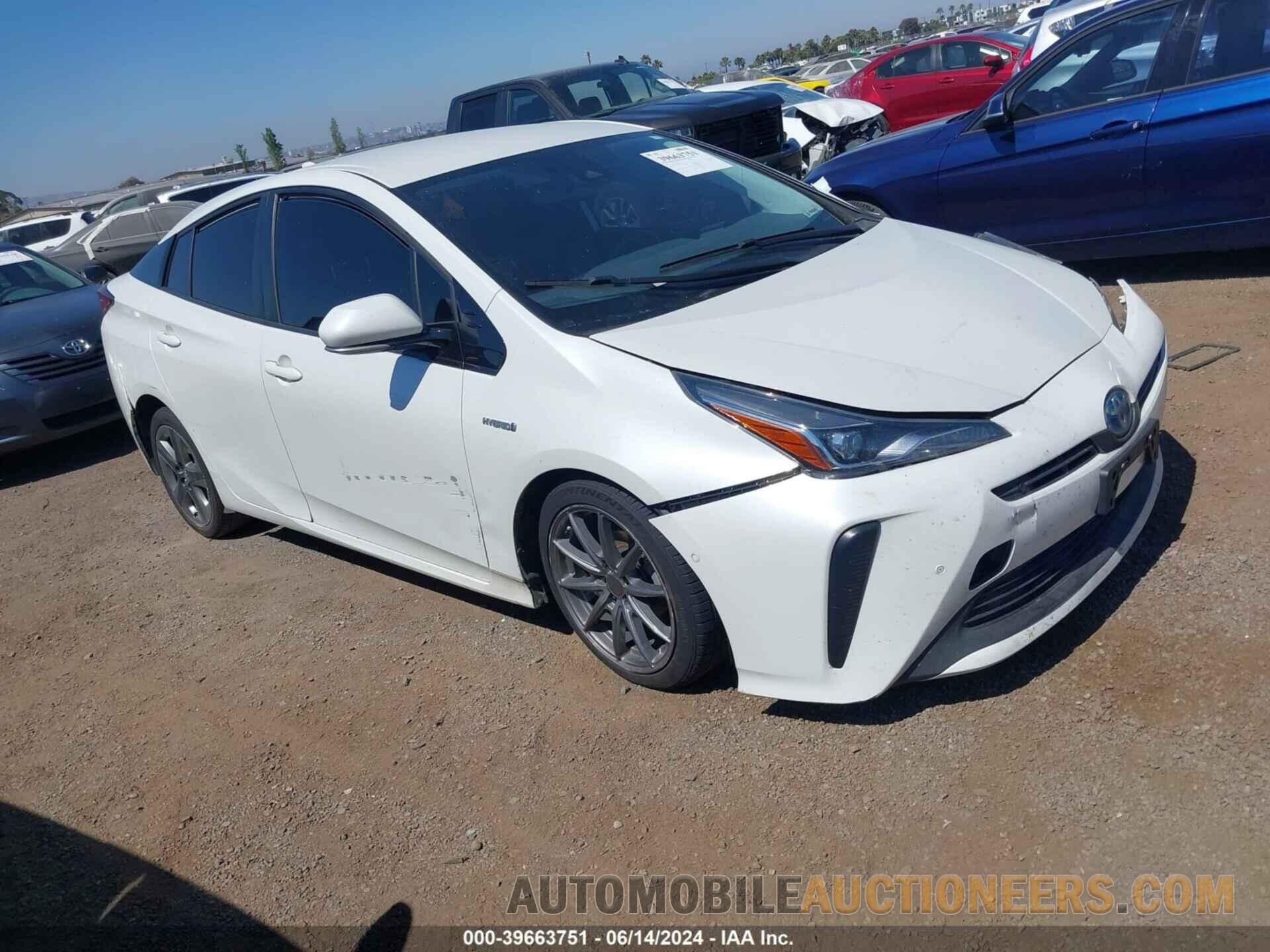 JTDKARFU4K3081722 TOYOTA PRIUS 2019