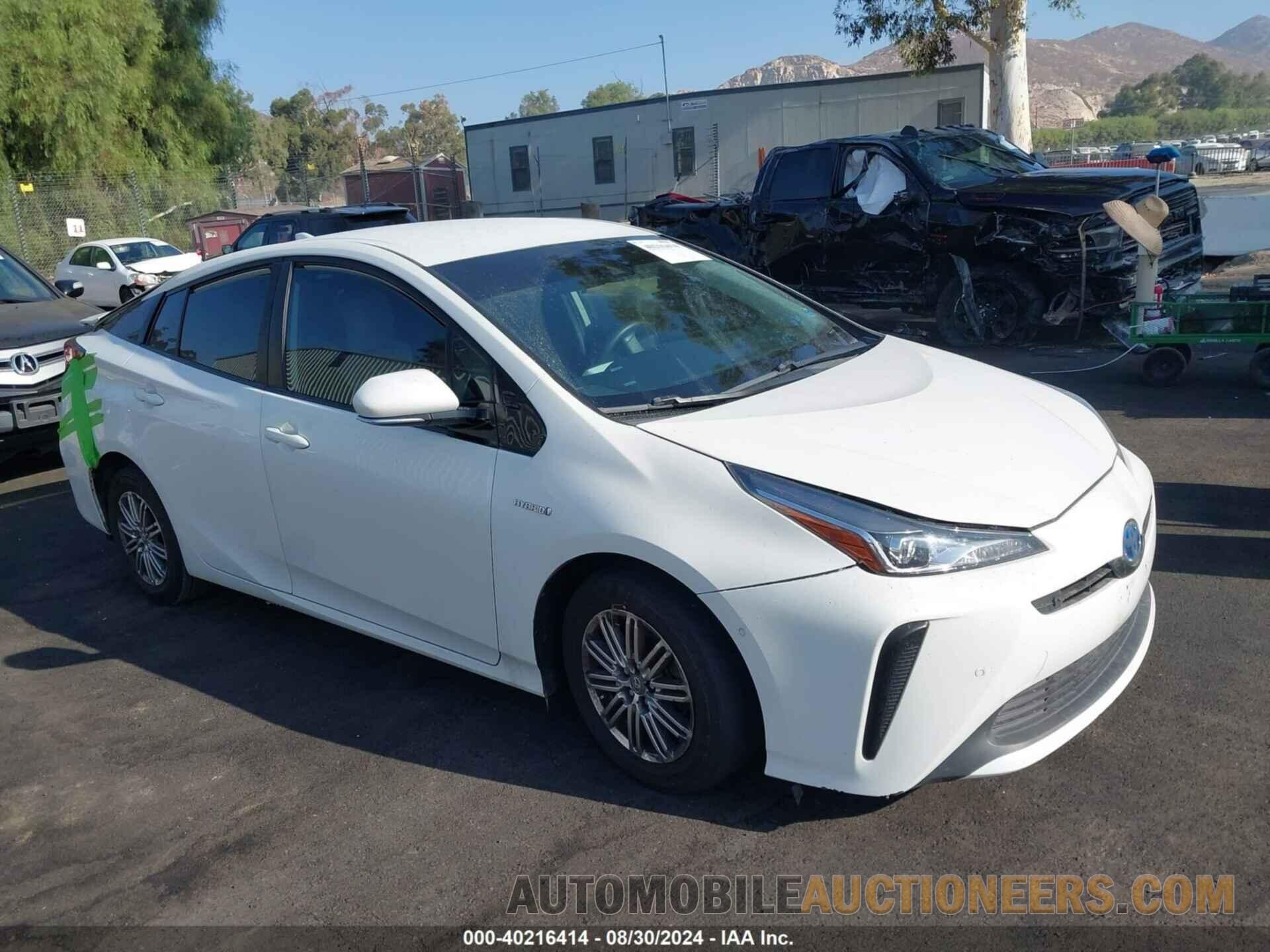 JTDKARFU4K3083633 TOYOTA PRIUS 2019