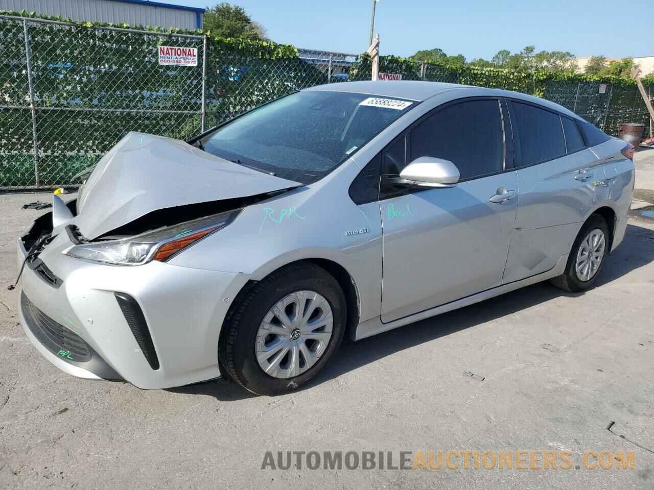 JTDKARFU4K3085883 TOYOTA PRIUS 2019