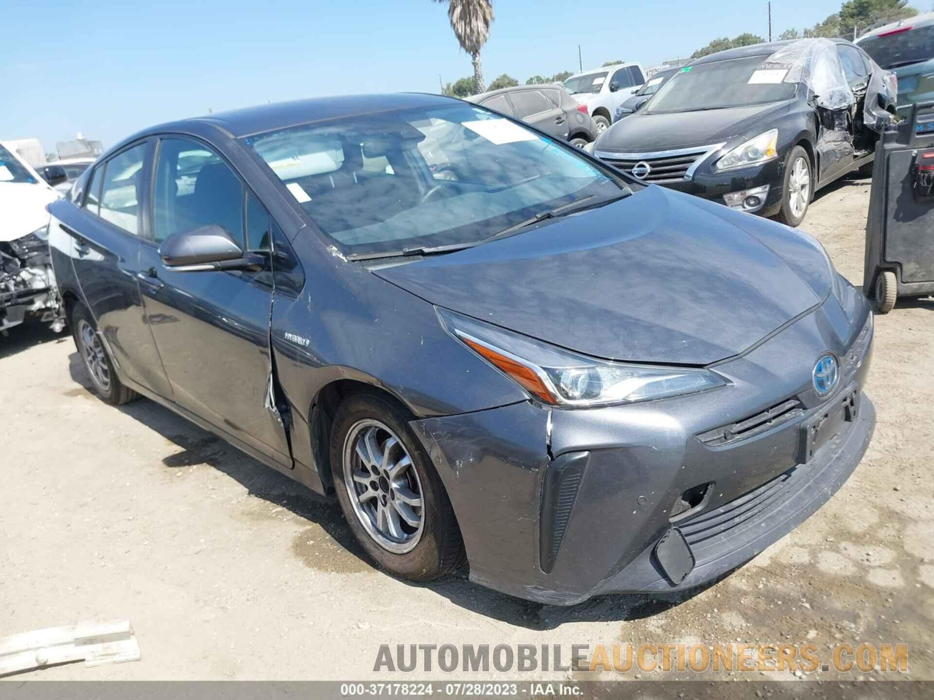 JTDKARFU4K3088427 TOYOTA PRIUS 2019