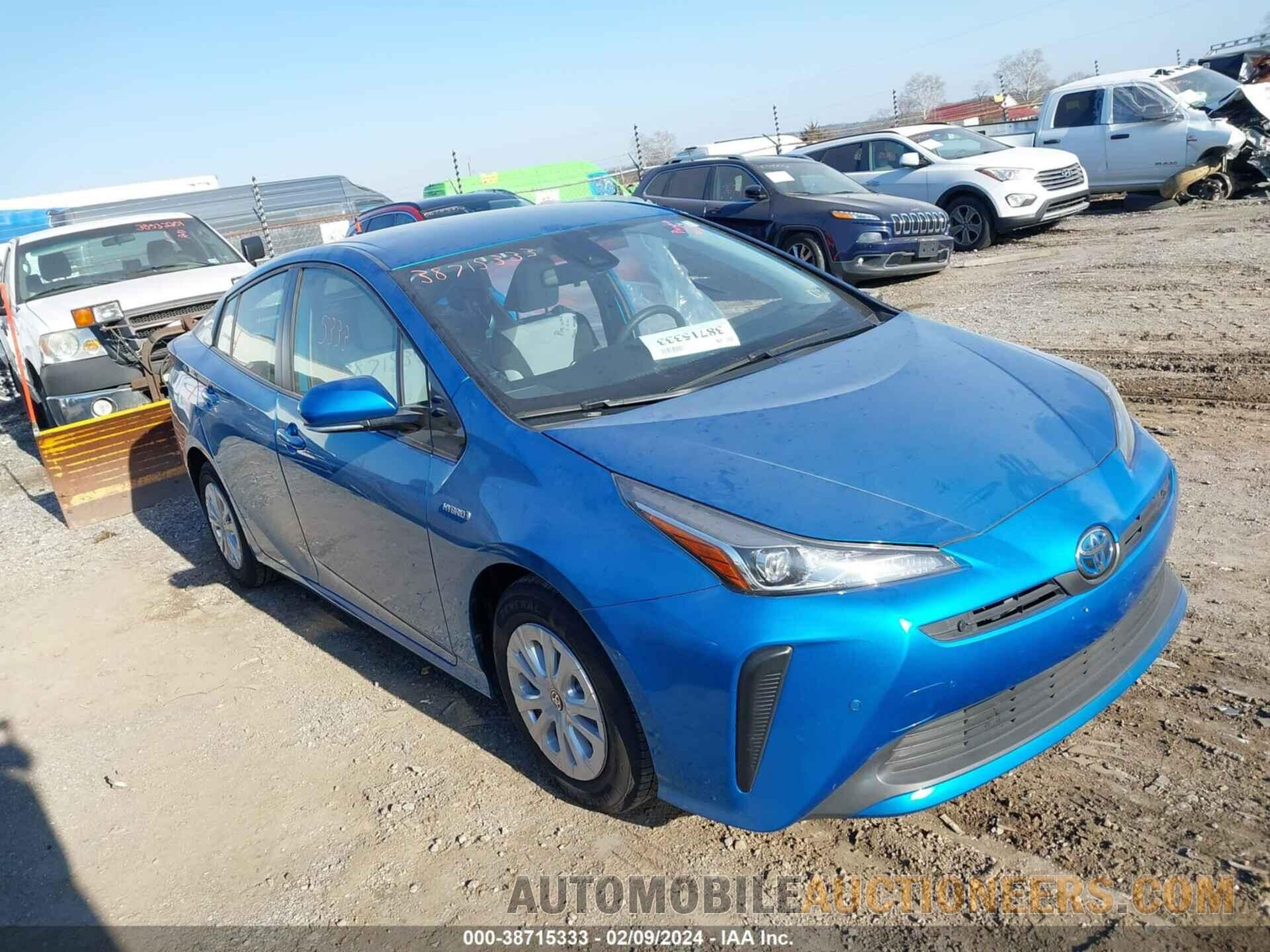 JTDKARFU4K3099654 TOYOTA PRIUS 2019