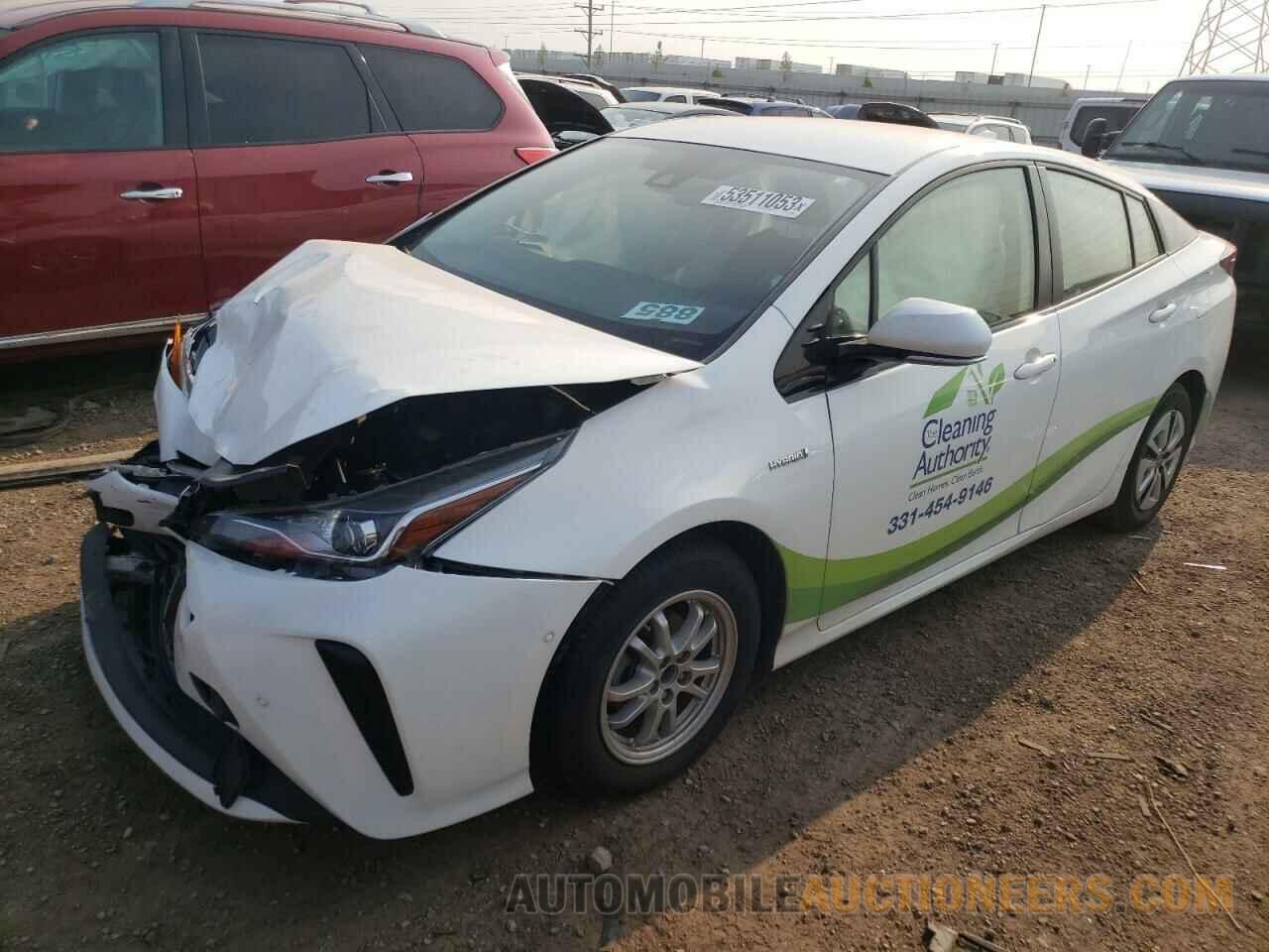 JTDKARFU4L3110282 TOYOTA PRIUS 2020