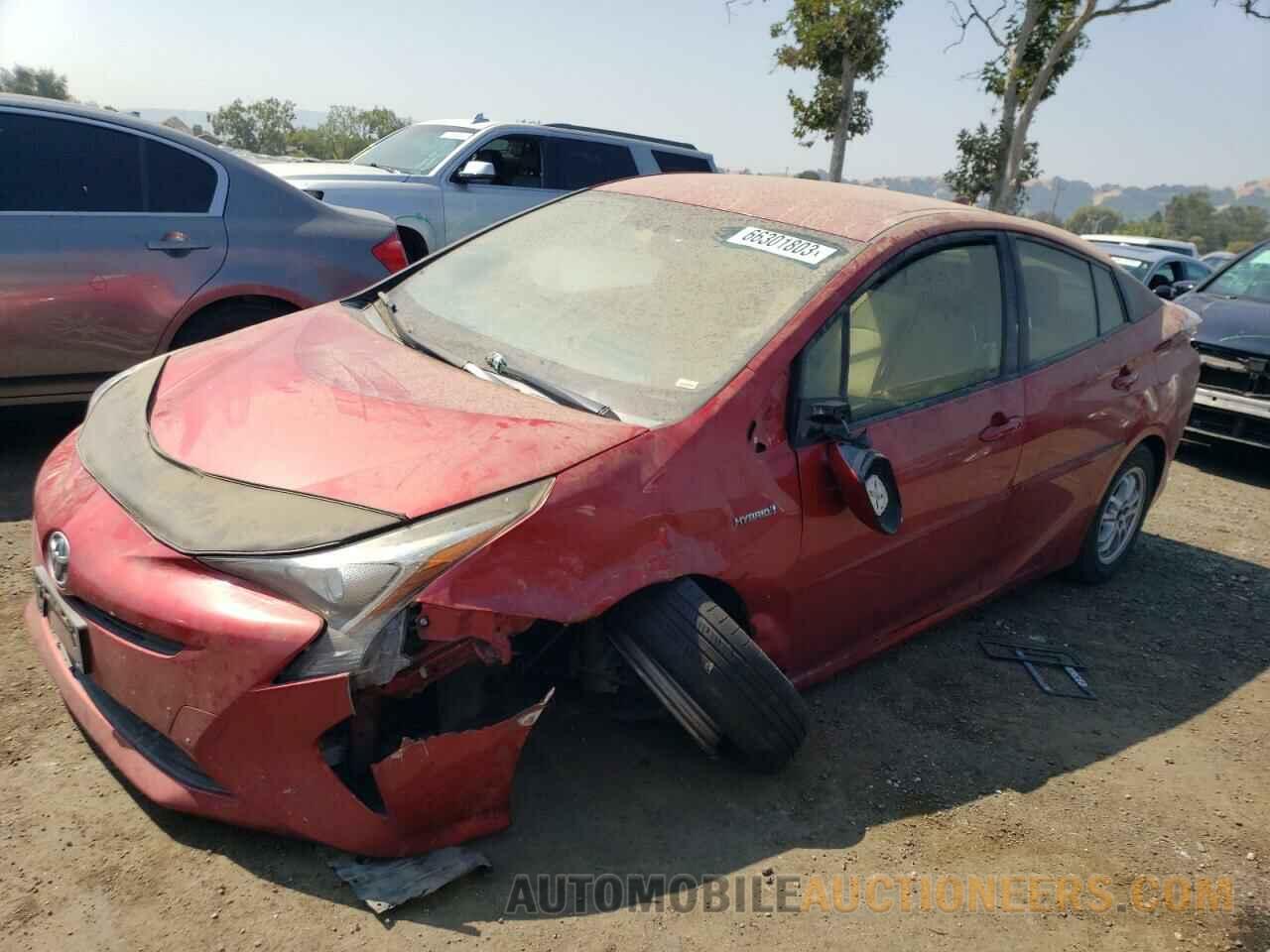 JTDKARFU5G3526072 TOYOTA PRIUS 2016