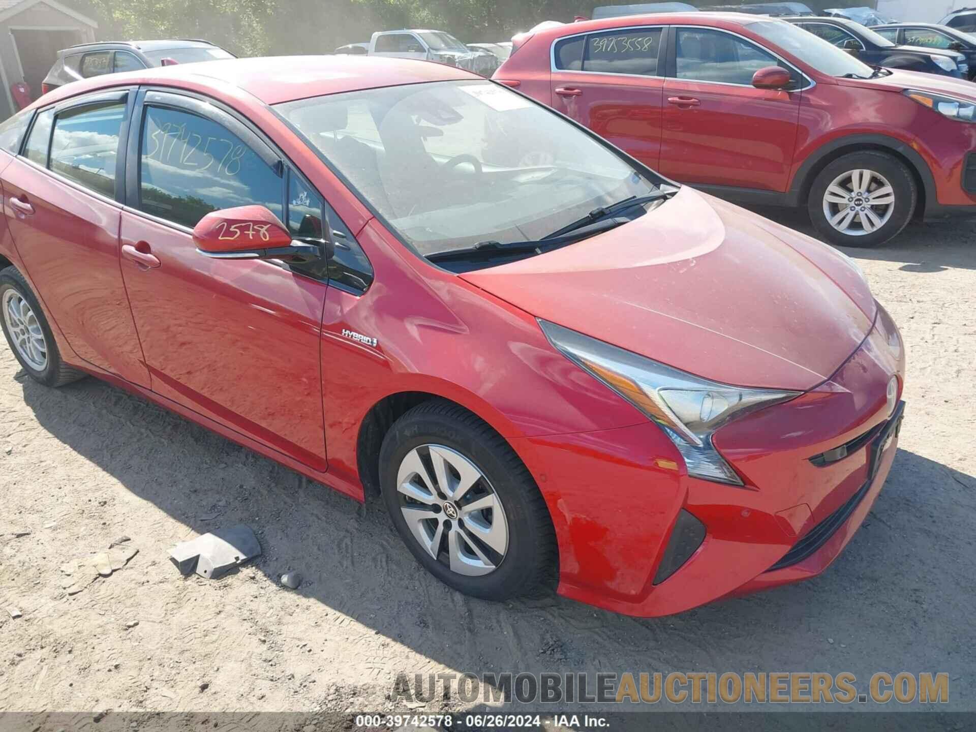 JTDKARFU5H3053906 TOYOTA PRIUS 2017