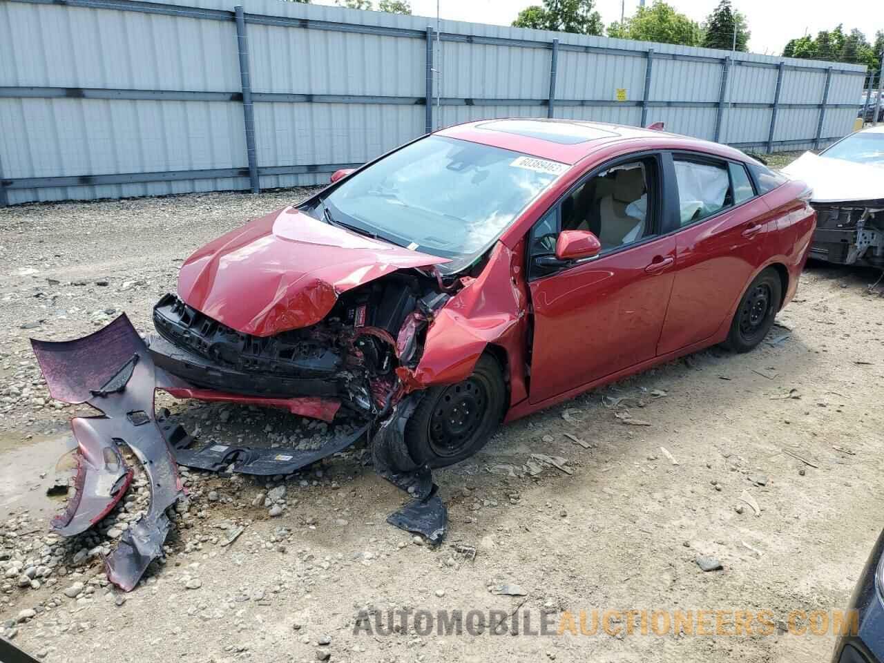 JTDKARFU5H3529636 TOYOTA PRIUS 2017