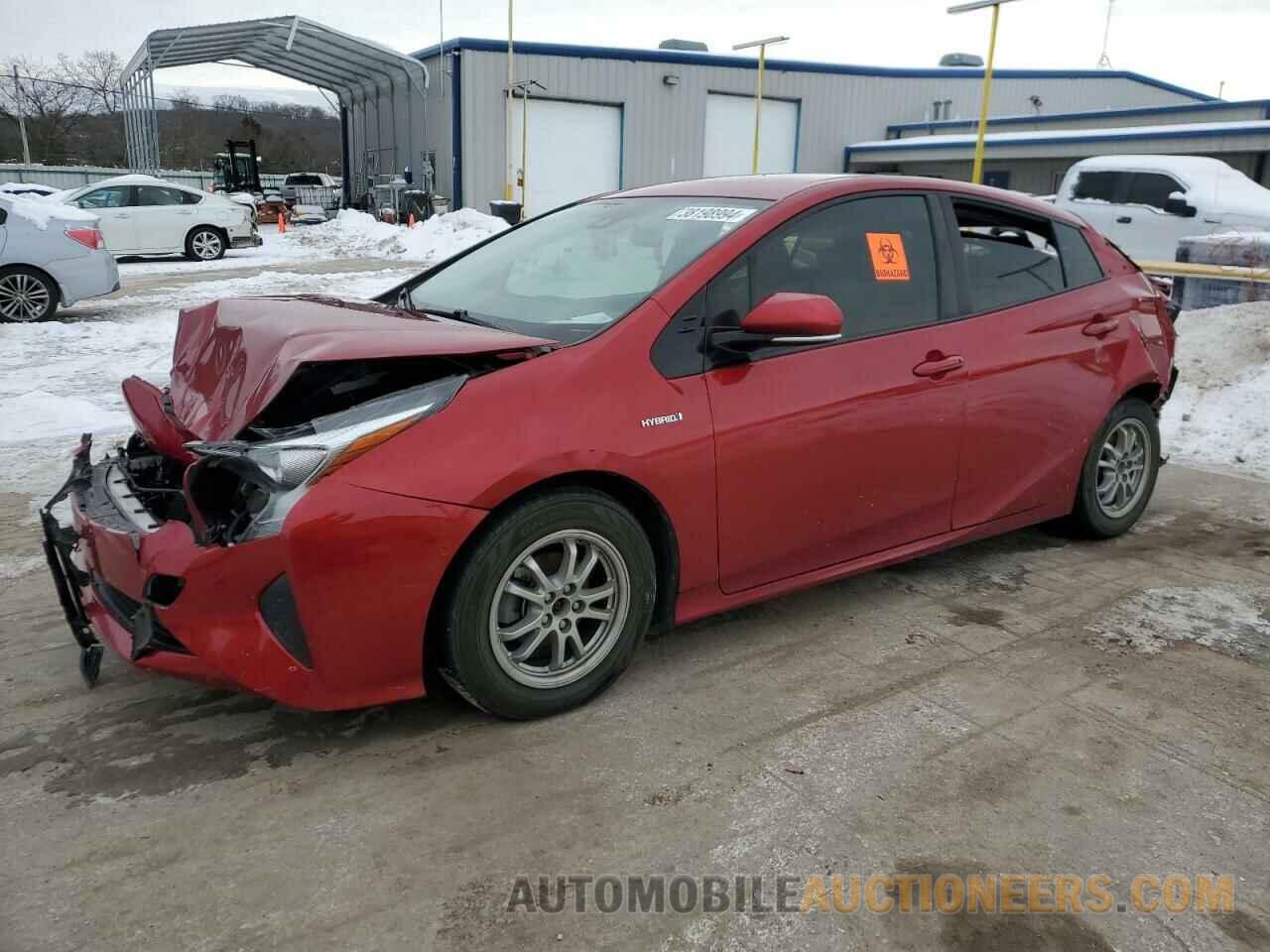 JTDKARFU5H3540376 TOYOTA PRIUS 2017