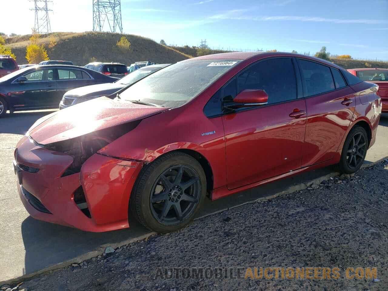 JTDKARFU5J3551643 TOYOTA PRIUS 2018