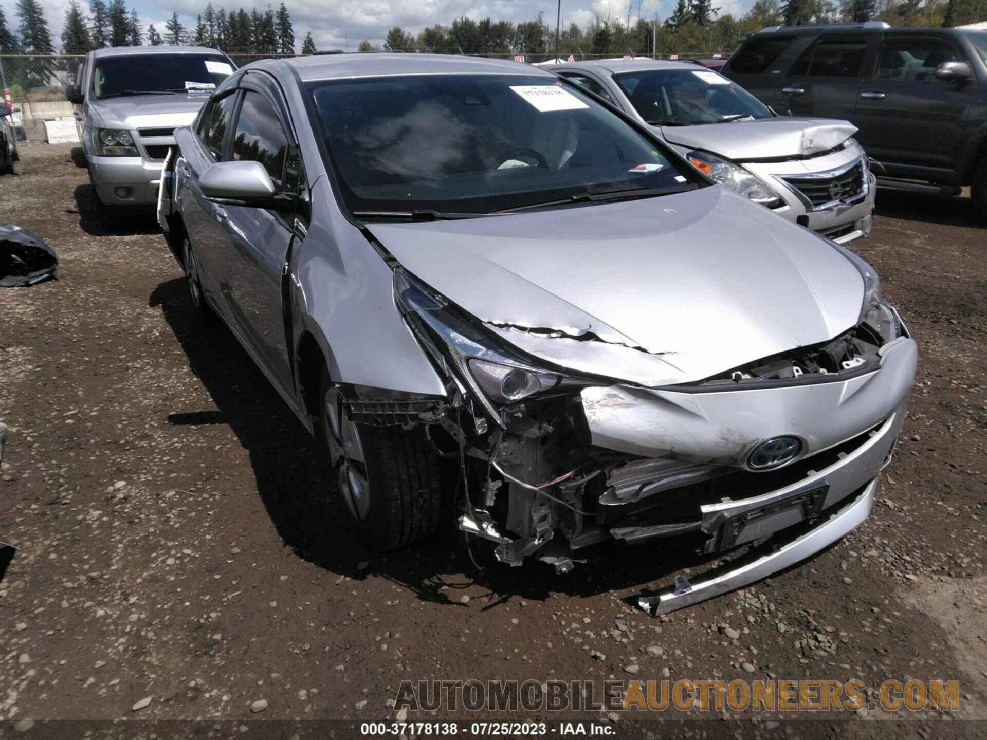 JTDKARFU5J3553960 TOYOTA PRIUS 2018