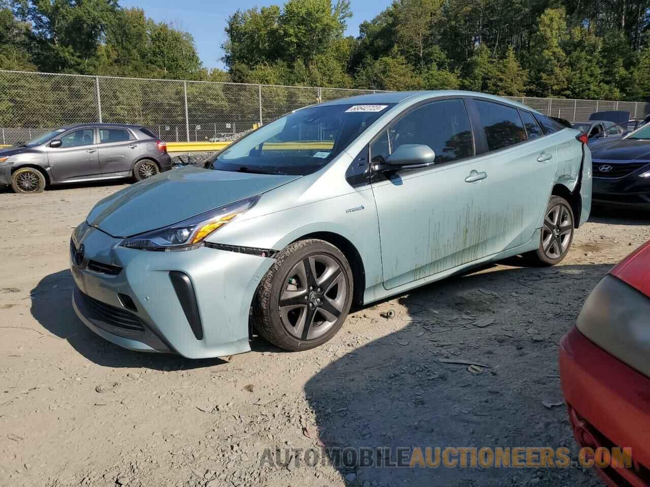 JTDKARFU5K3076657 TOYOTA PRIUS 2019