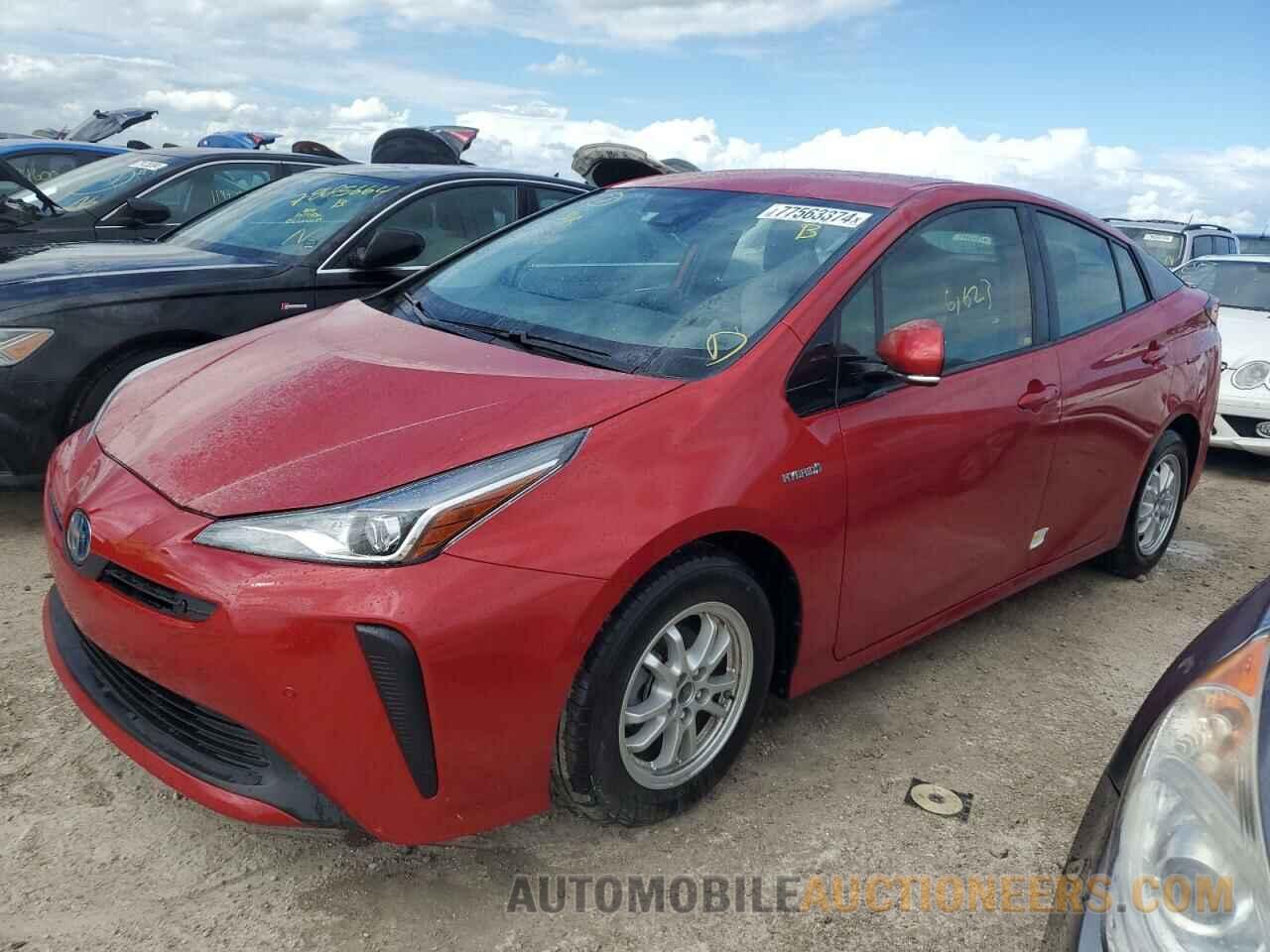 JTDKARFU5K3076898 TOYOTA PRIUS 2019