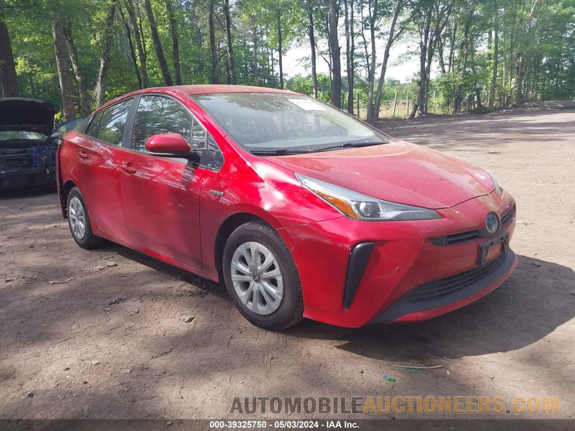 JTDKARFU5K3087304 TOYOTA PRIUS 2019