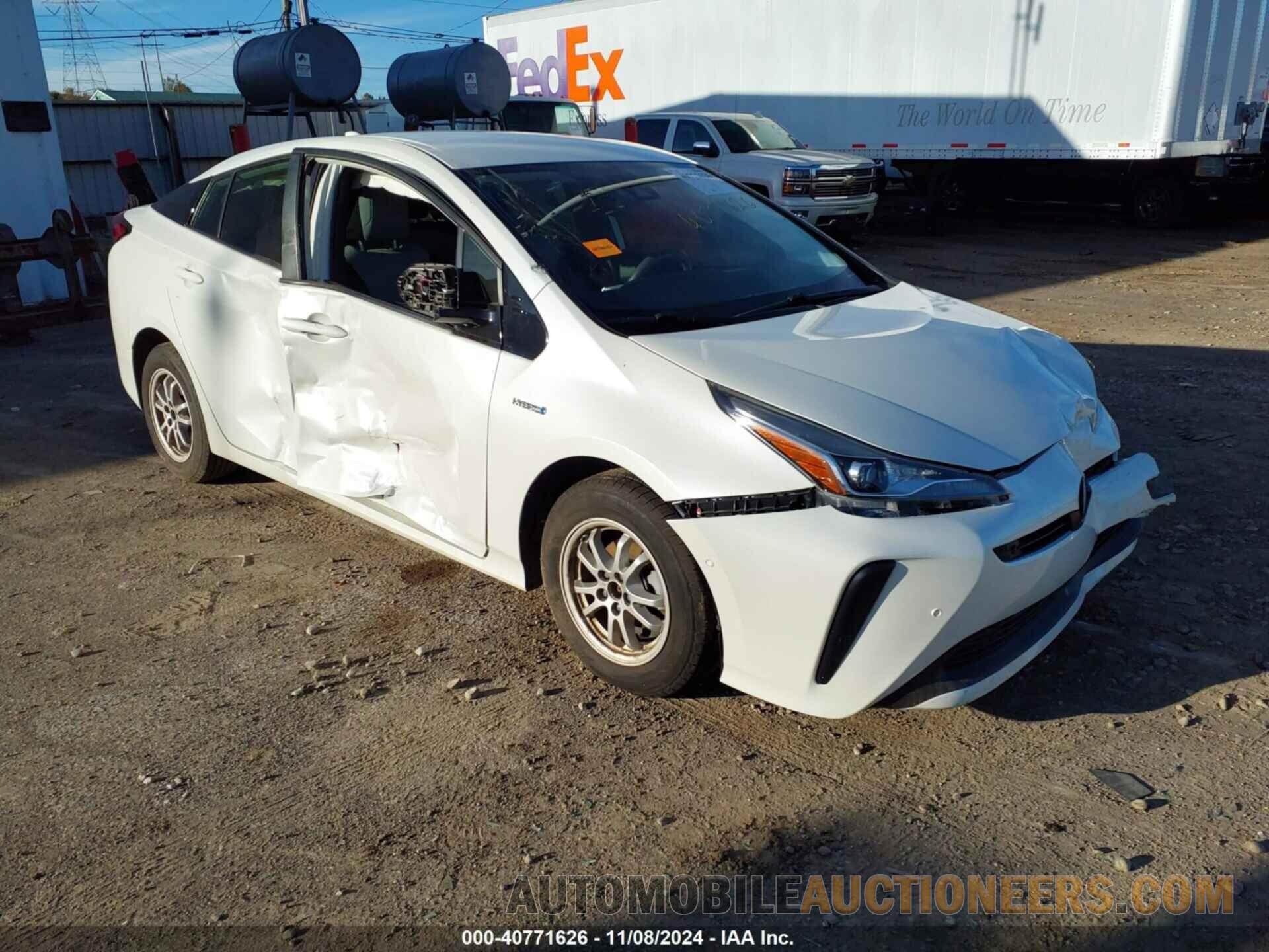 JTDKARFU5K3091367 TOYOTA PRIUS 2019