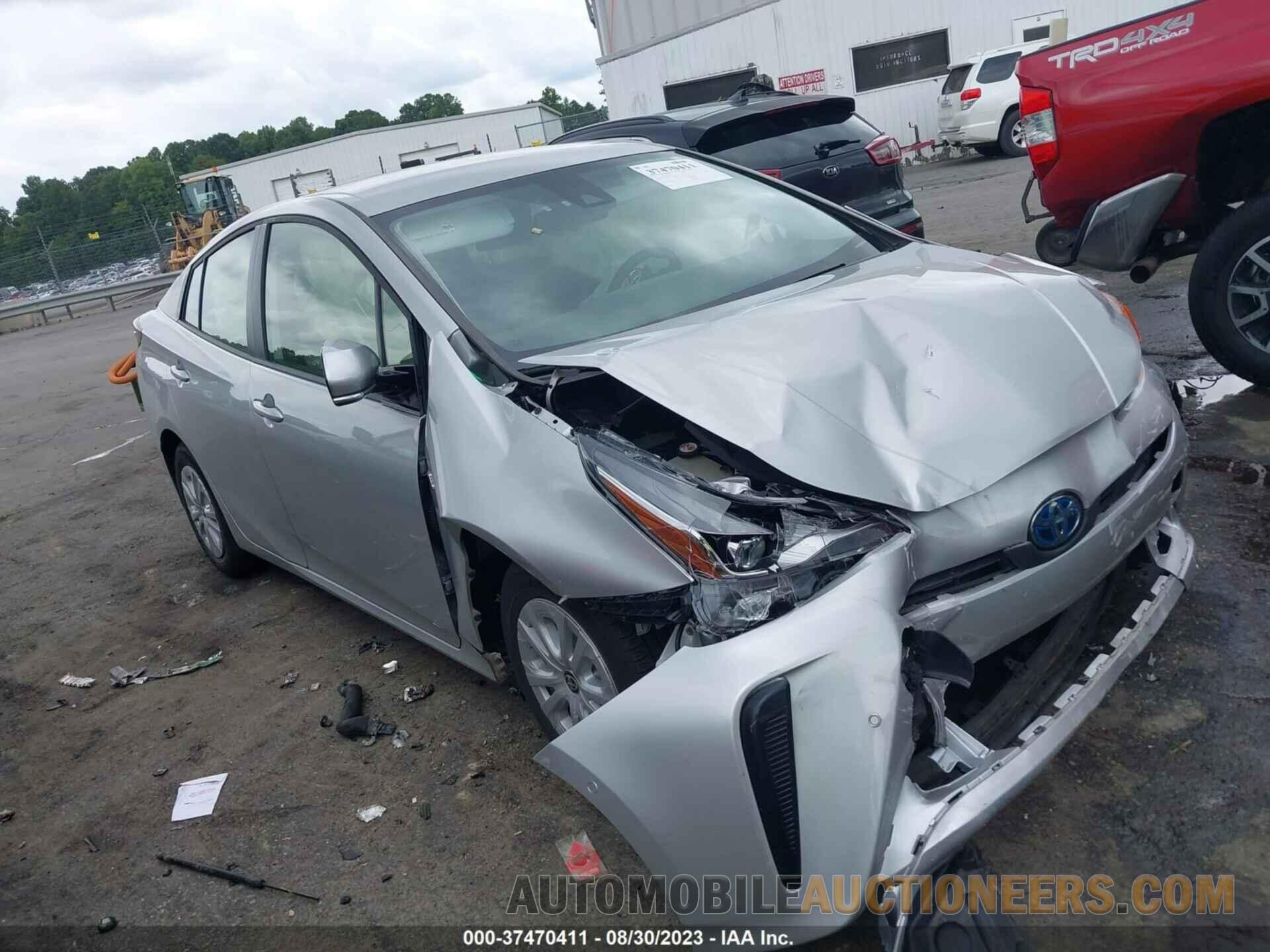 JTDKARFU5K3095015 TOYOTA PRIUS 2019