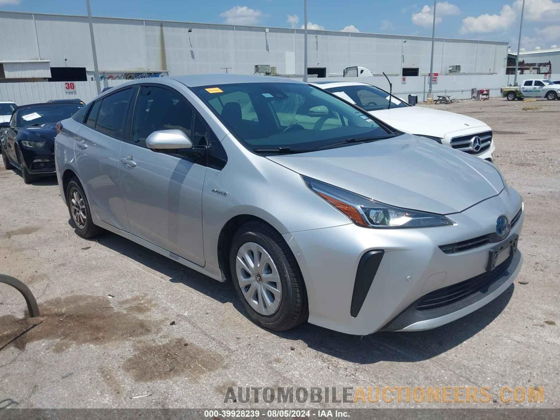 JTDKARFU5K3095743 TOYOTA PRIUS 2019