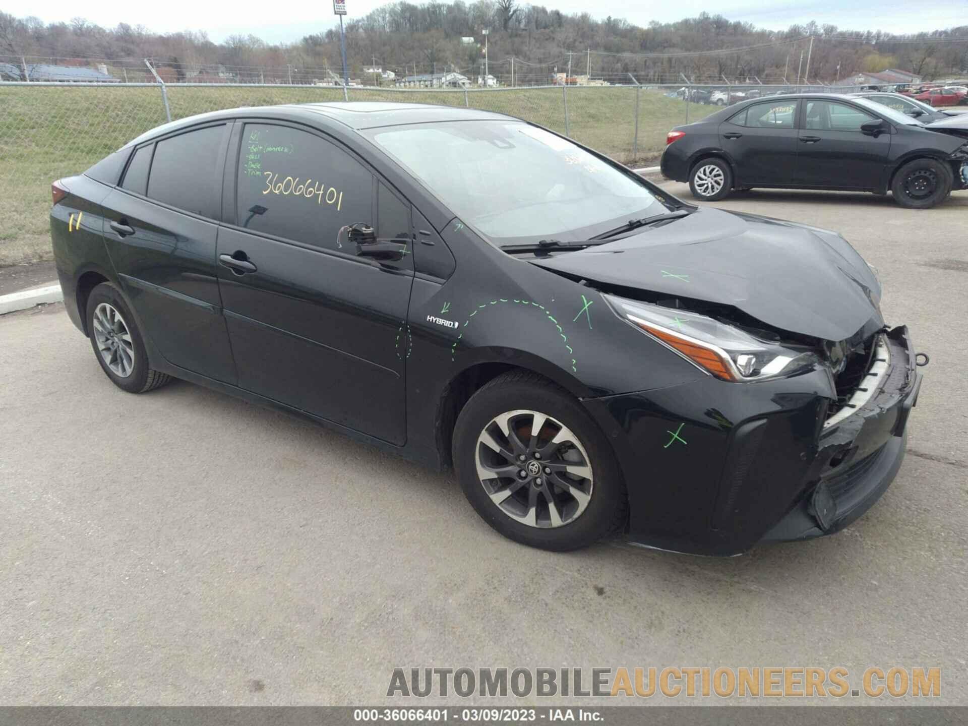 JTDKARFU5K3100925 TOYOTA PRIUS 2019