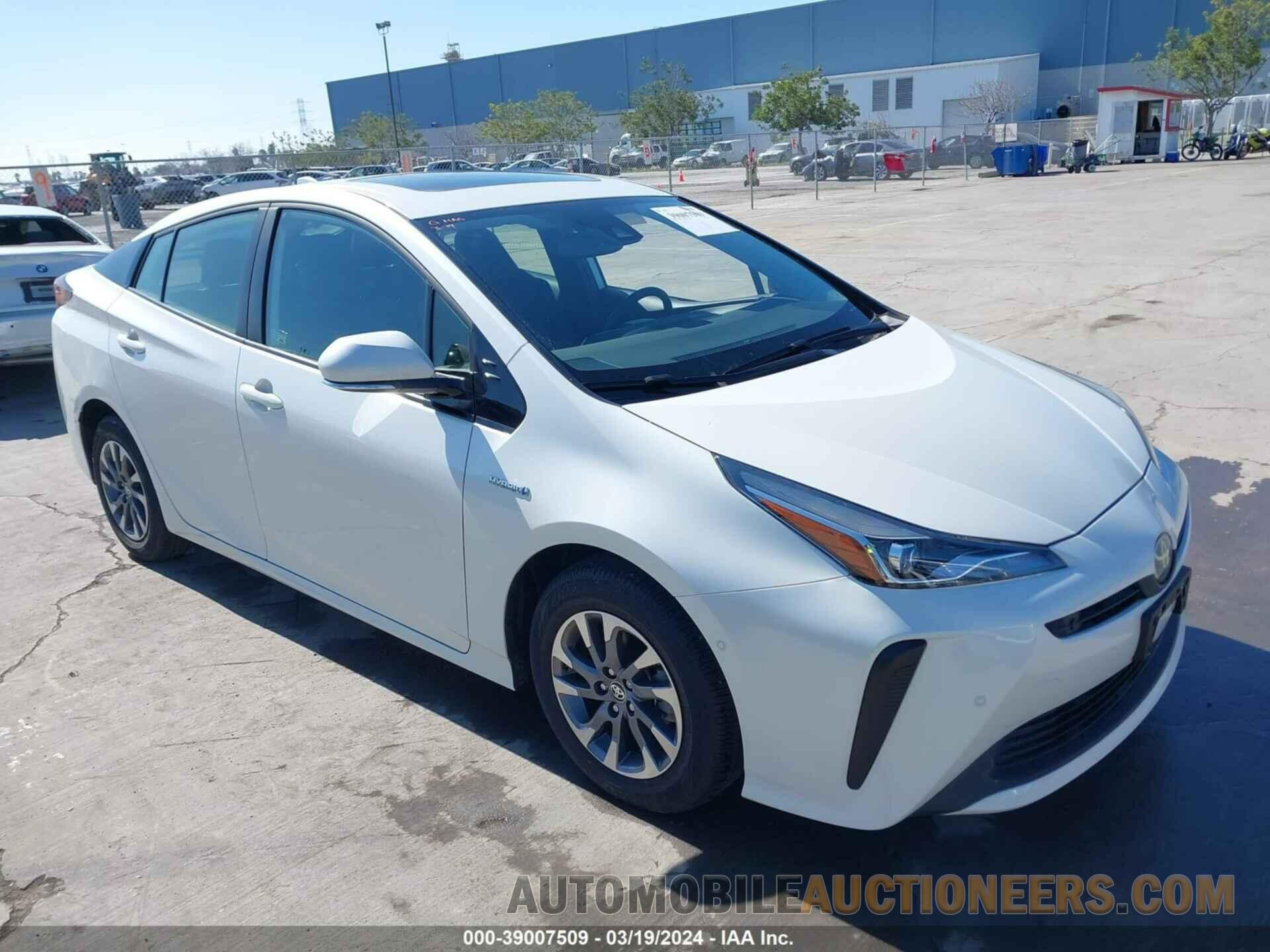 JTDKARFU5L3113580 TOYOTA PRIUS 2020