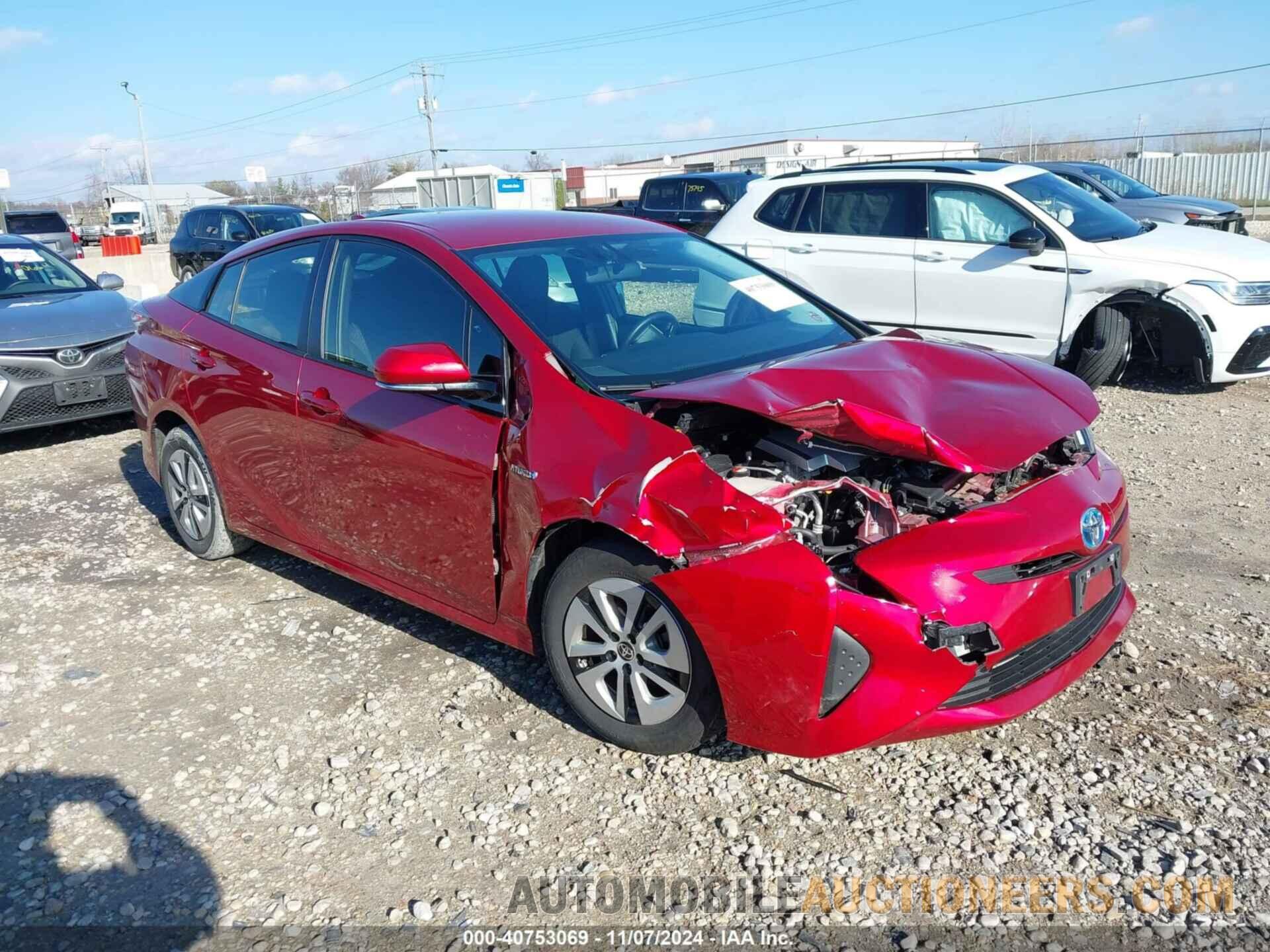 JTDKARFU6G3502962 TOYOTA PRIUS 2016