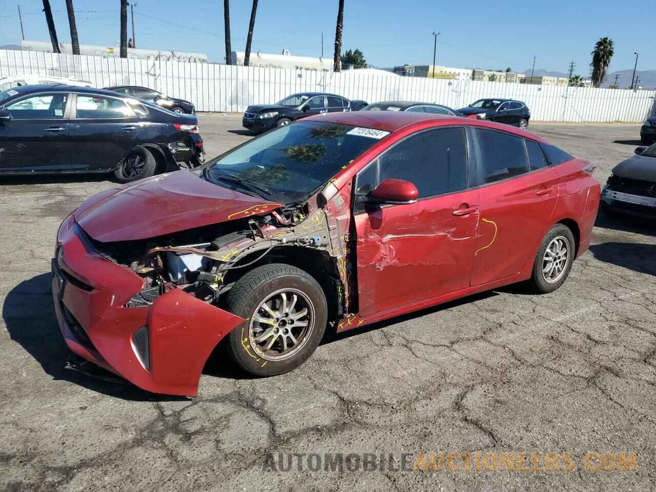 JTDKARFU6H3049427 TOYOTA PRIUS 2017