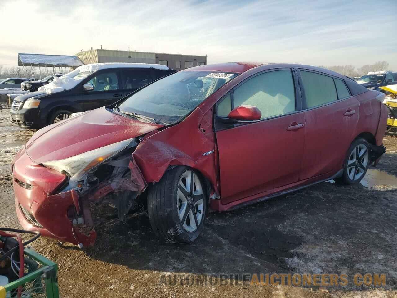 JTDKARFU6H3529967 TOYOTA PRIUS 2017