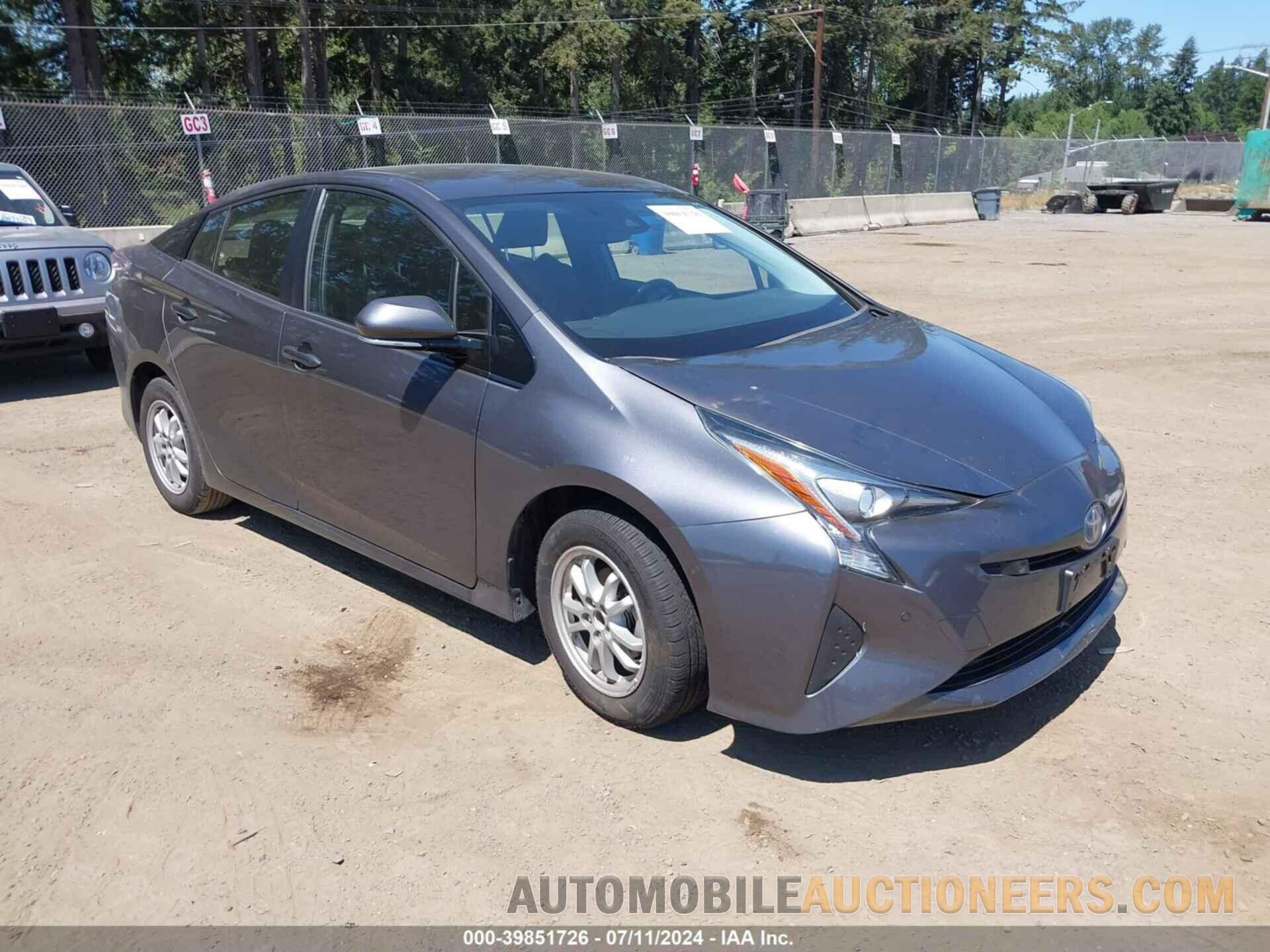 JTDKARFU6H3542931 TOYOTA PRIUS 2017