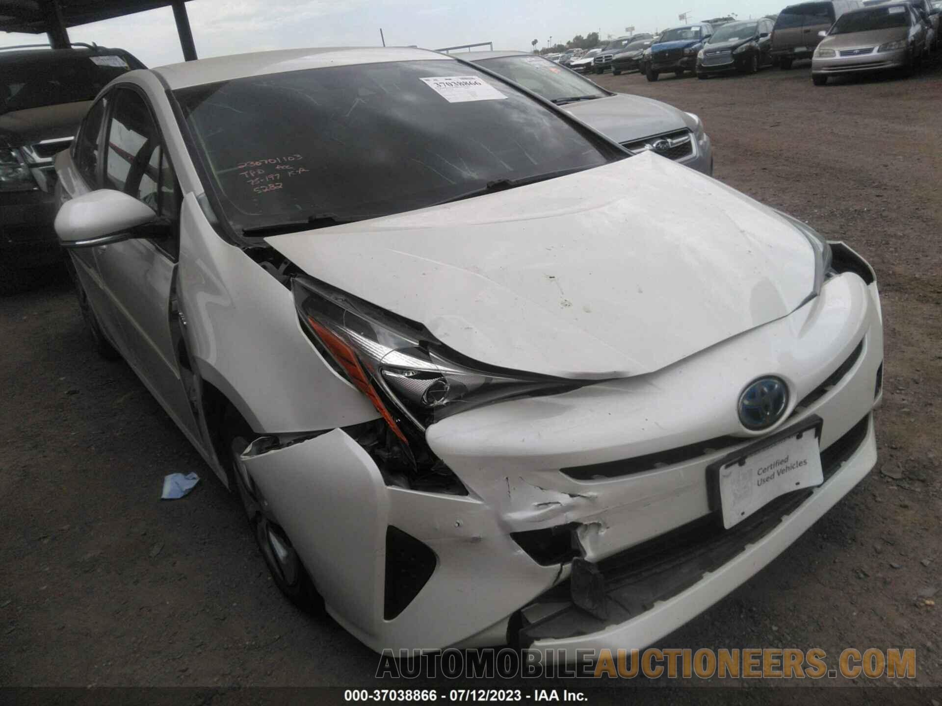 JTDKARFU6J3055282 TOYOTA PRIUS 2018