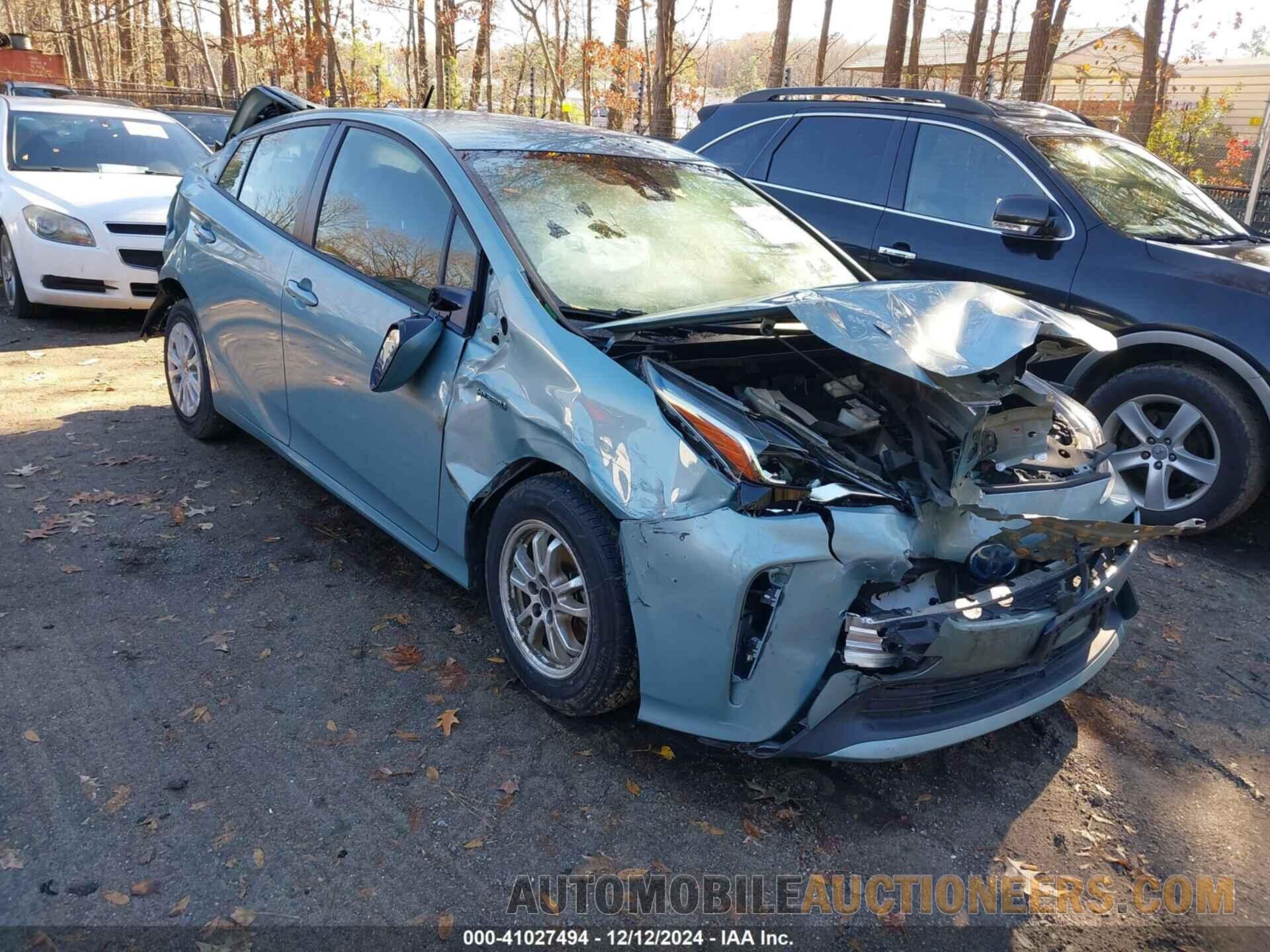 JTDKARFU6K3070592 TOYOTA PRIUS 2019