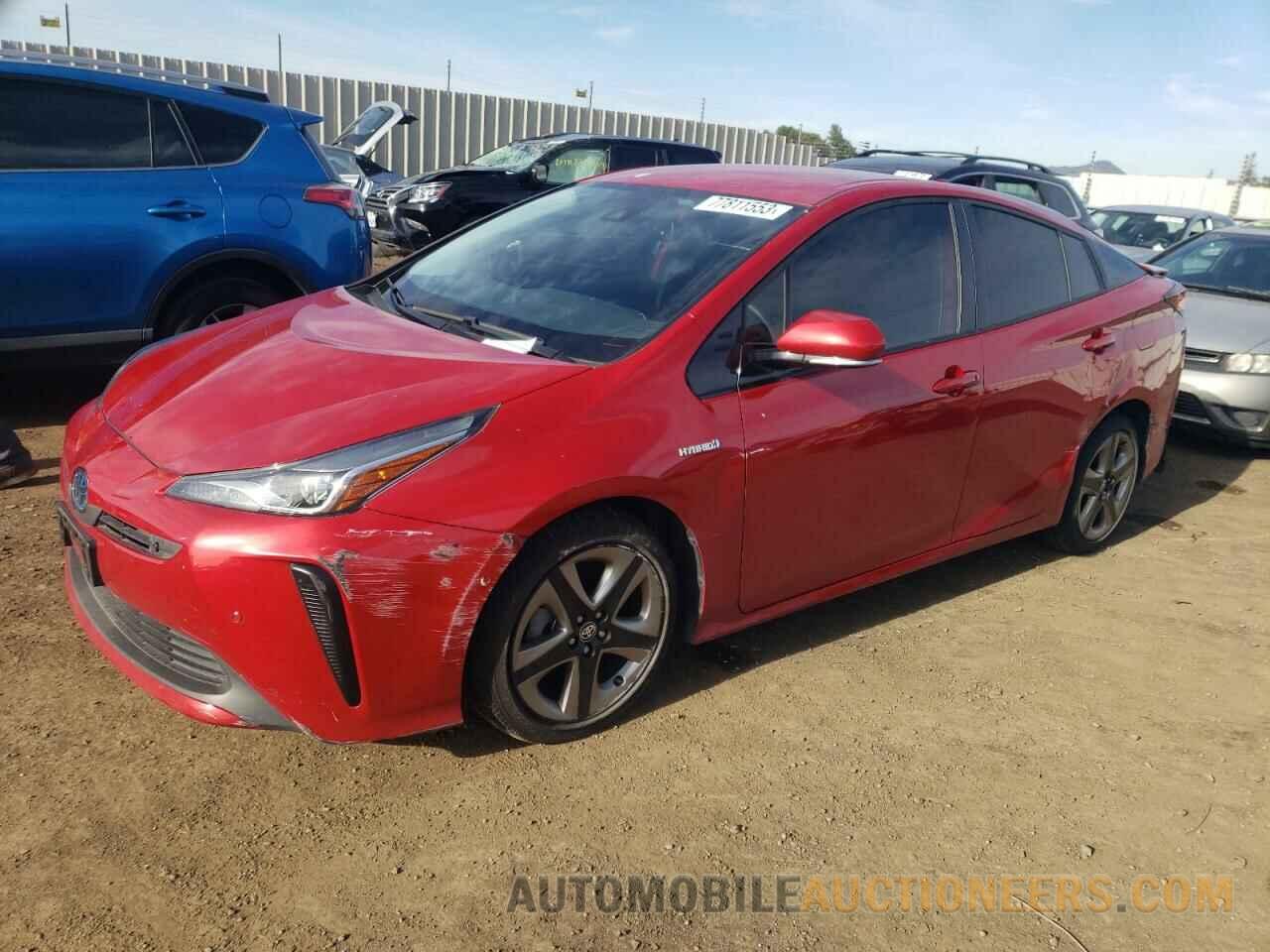 JTDKARFU6K3075730 TOYOTA PRIUS 2019