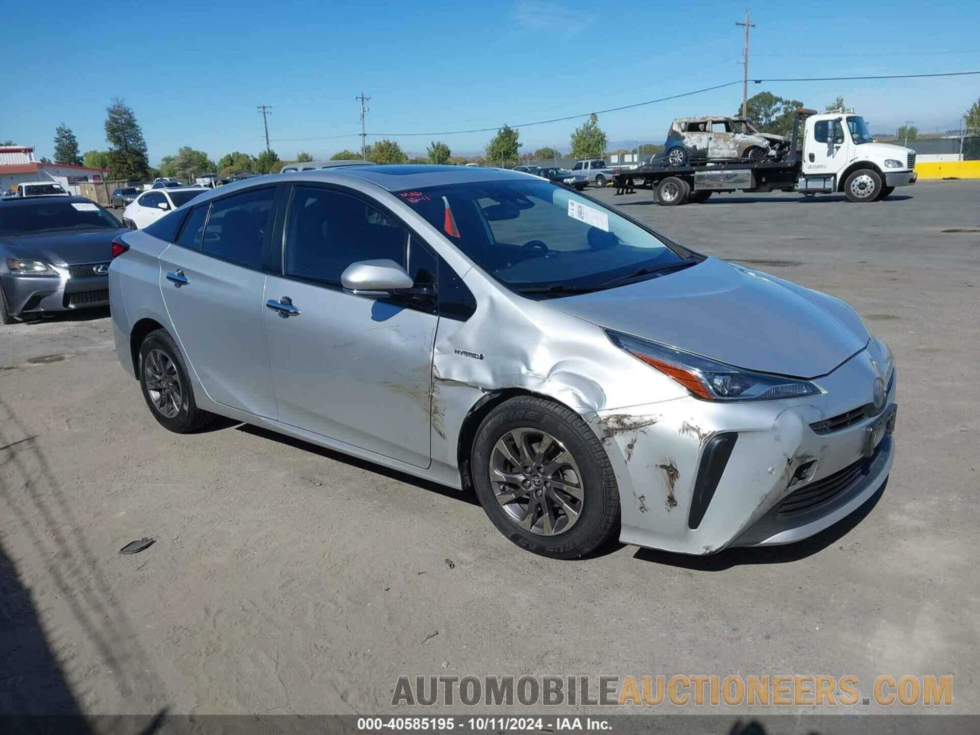 JTDKARFU6K3084900 TOYOTA PRIUS 2019