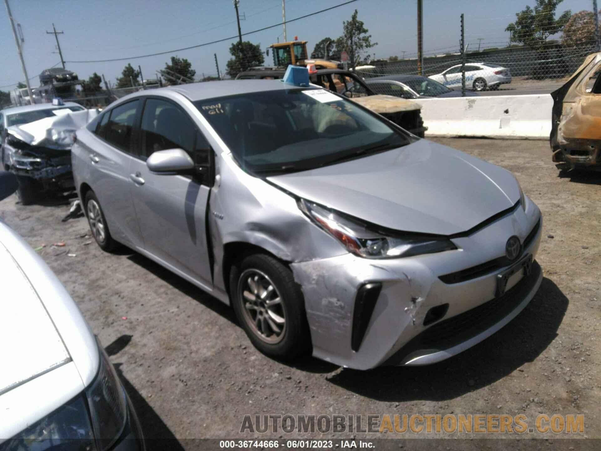 JTDKARFU6K3095752 TOYOTA PRIUS 2019