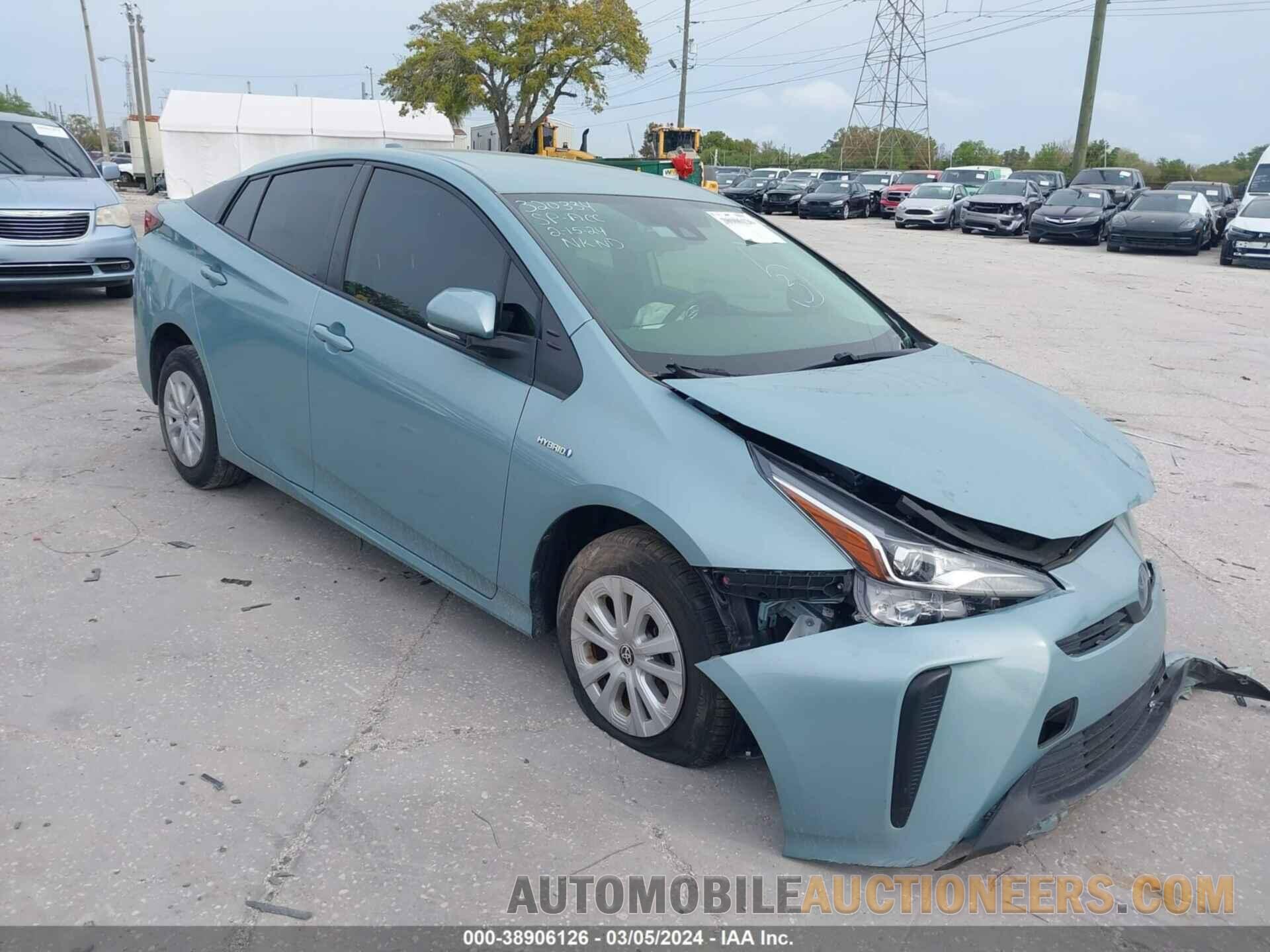 JTDKARFU6L3107867 TOYOTA PRIUS 2020