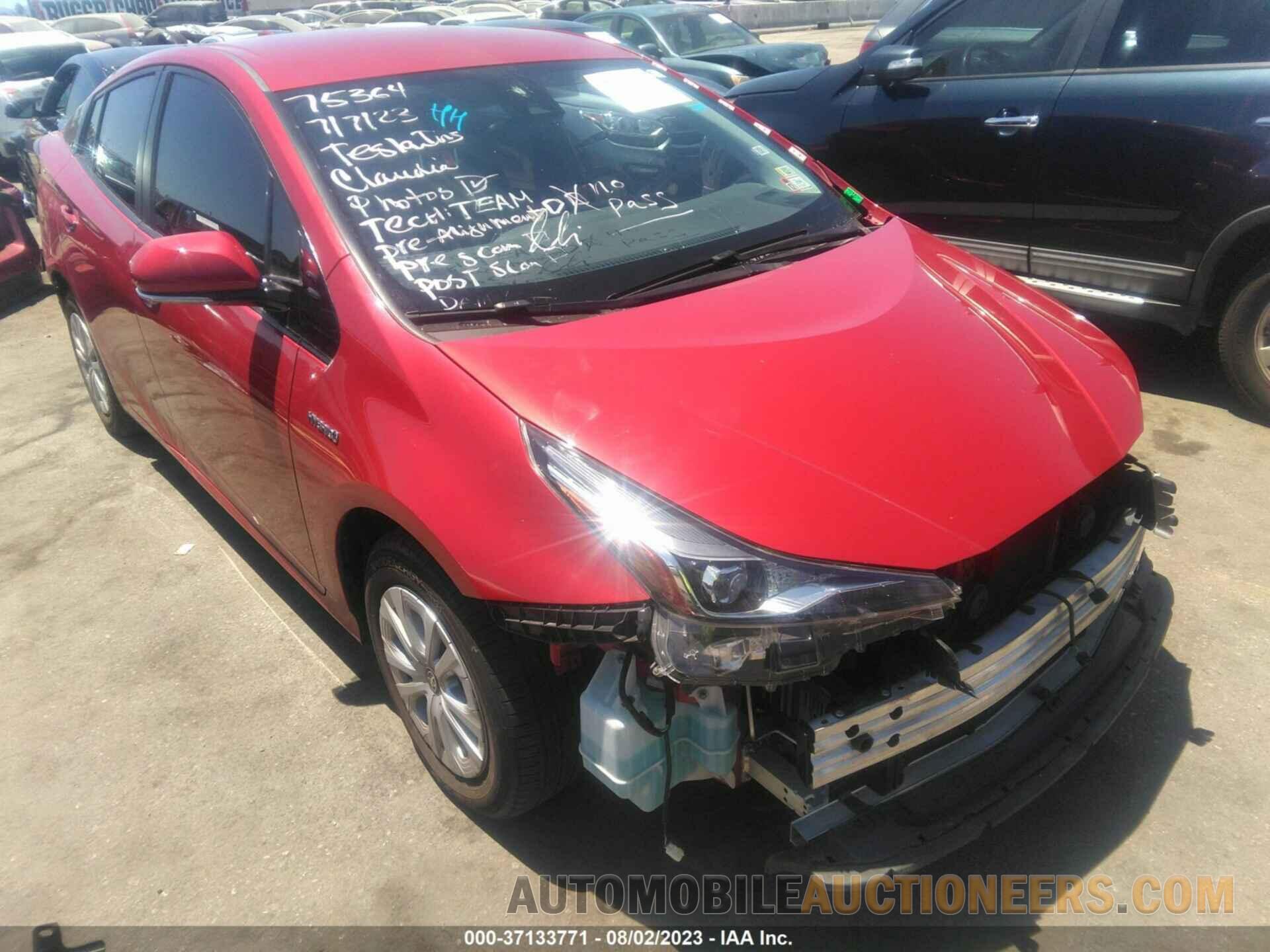 JTDKARFU6L3113698 TOYOTA PRIUS 2020