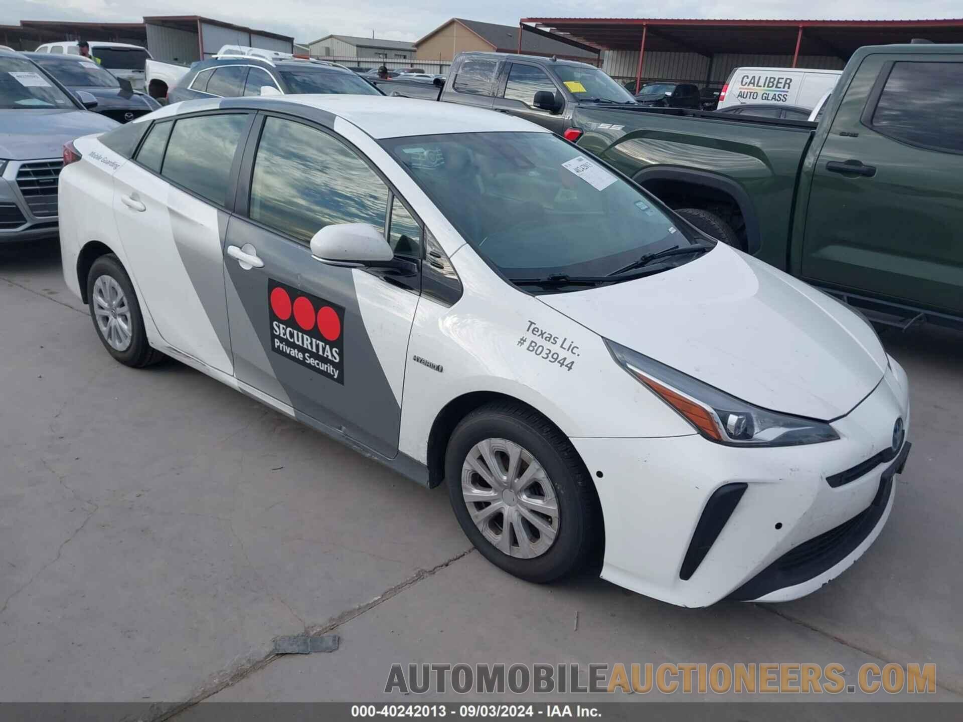 JTDKARFU6L3114219 TOYOTA PRIUS 2020