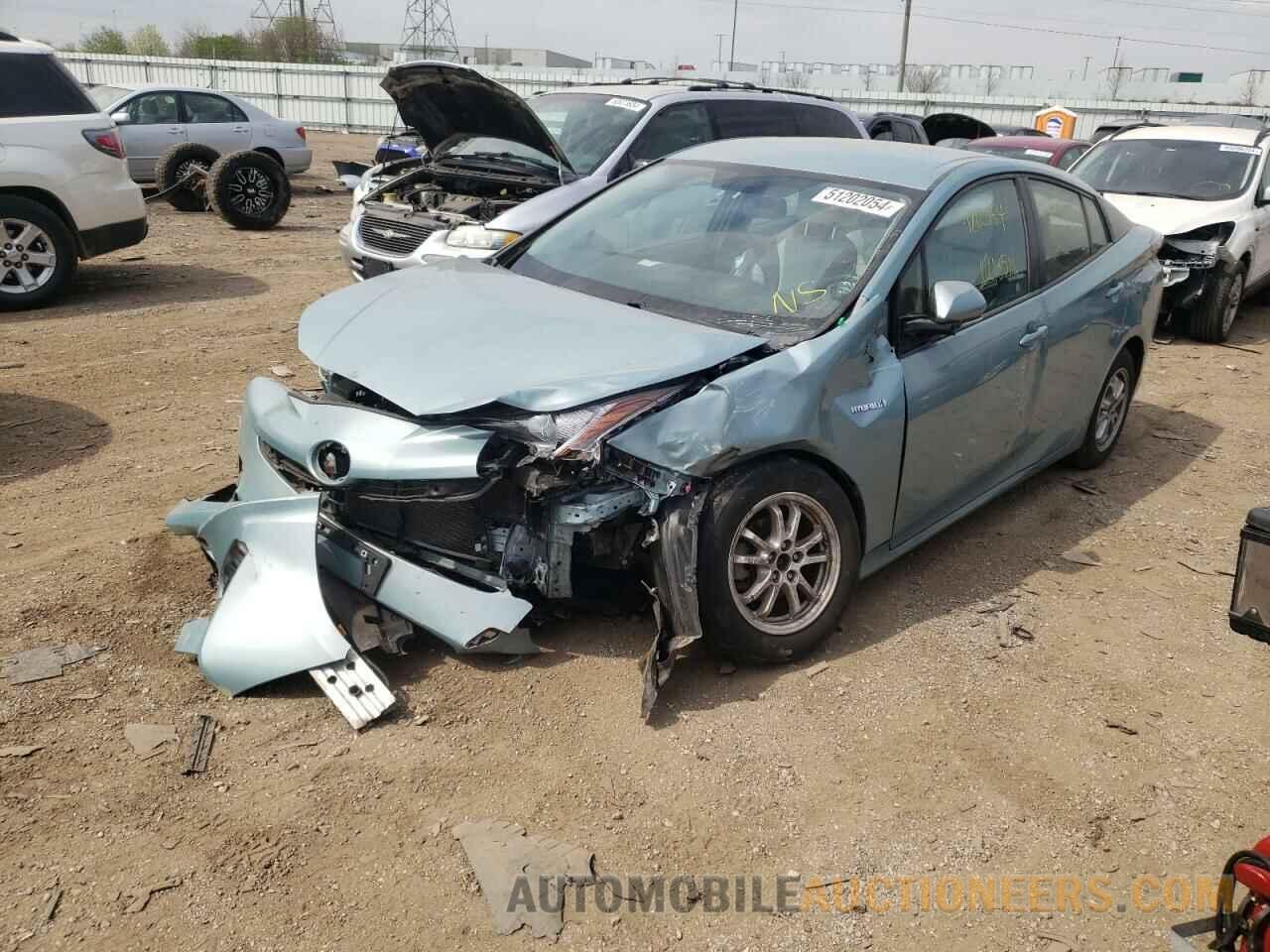 JTDKARFU7G3008822 TOYOTA PRIUS 2016