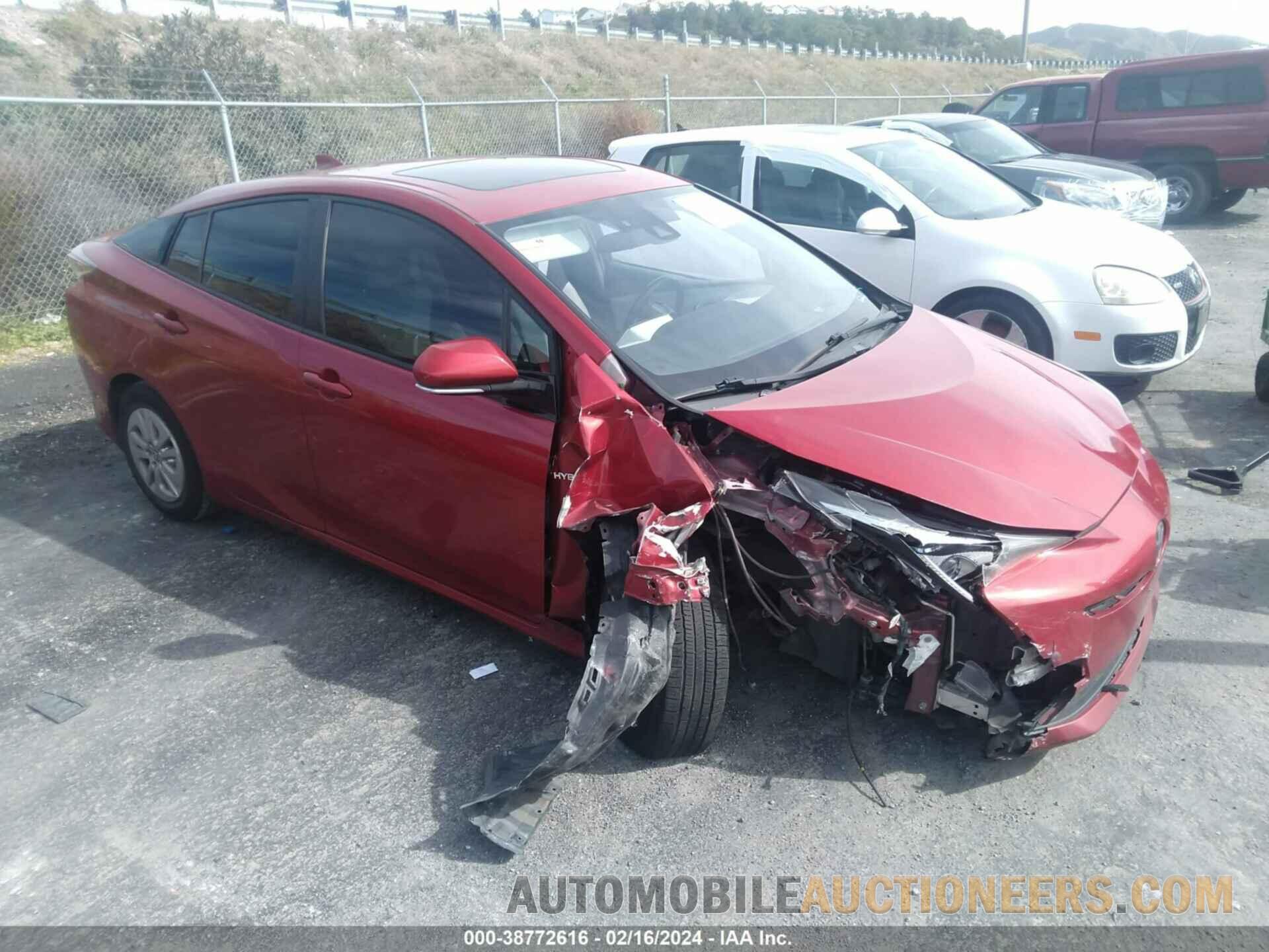 JTDKARFU7G3515137 TOYOTA PRIUS 2016