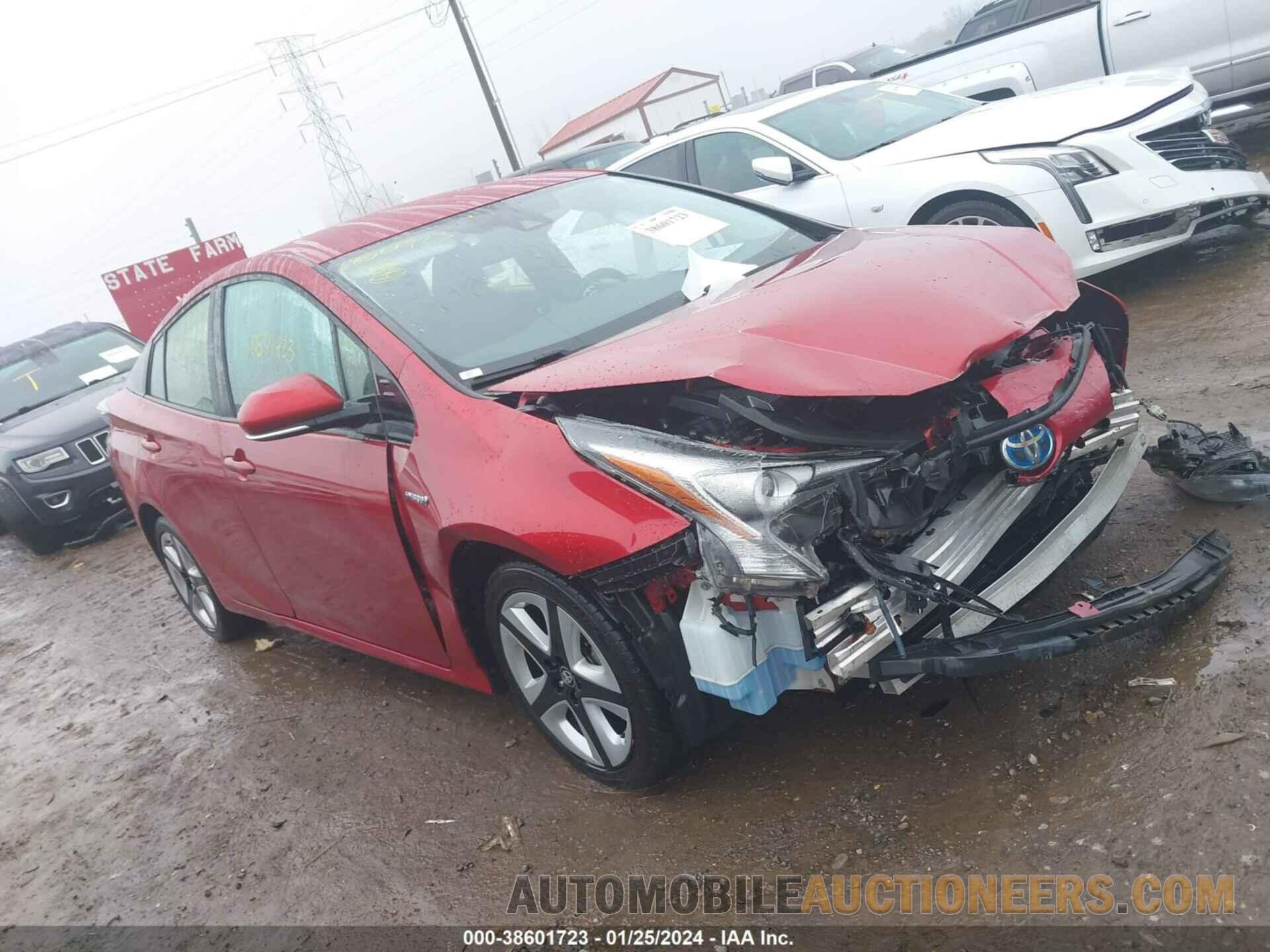 JTDKARFU7H3532523 TOYOTA PRIUS 2017