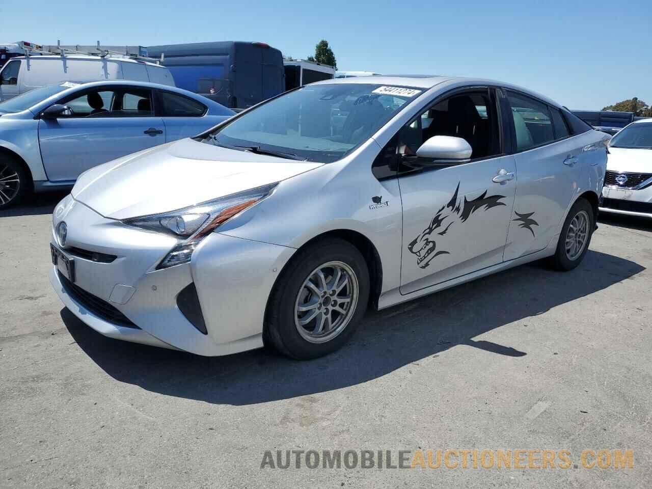 JTDKARFU7H3543666 TOYOTA PRIUS 2017