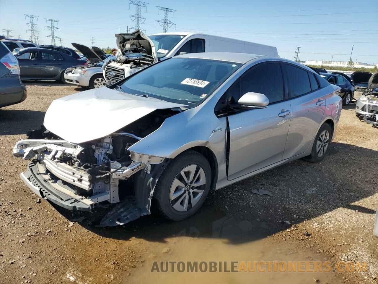 JTDKARFU7J3554527 TOYOTA PRIUS 2018