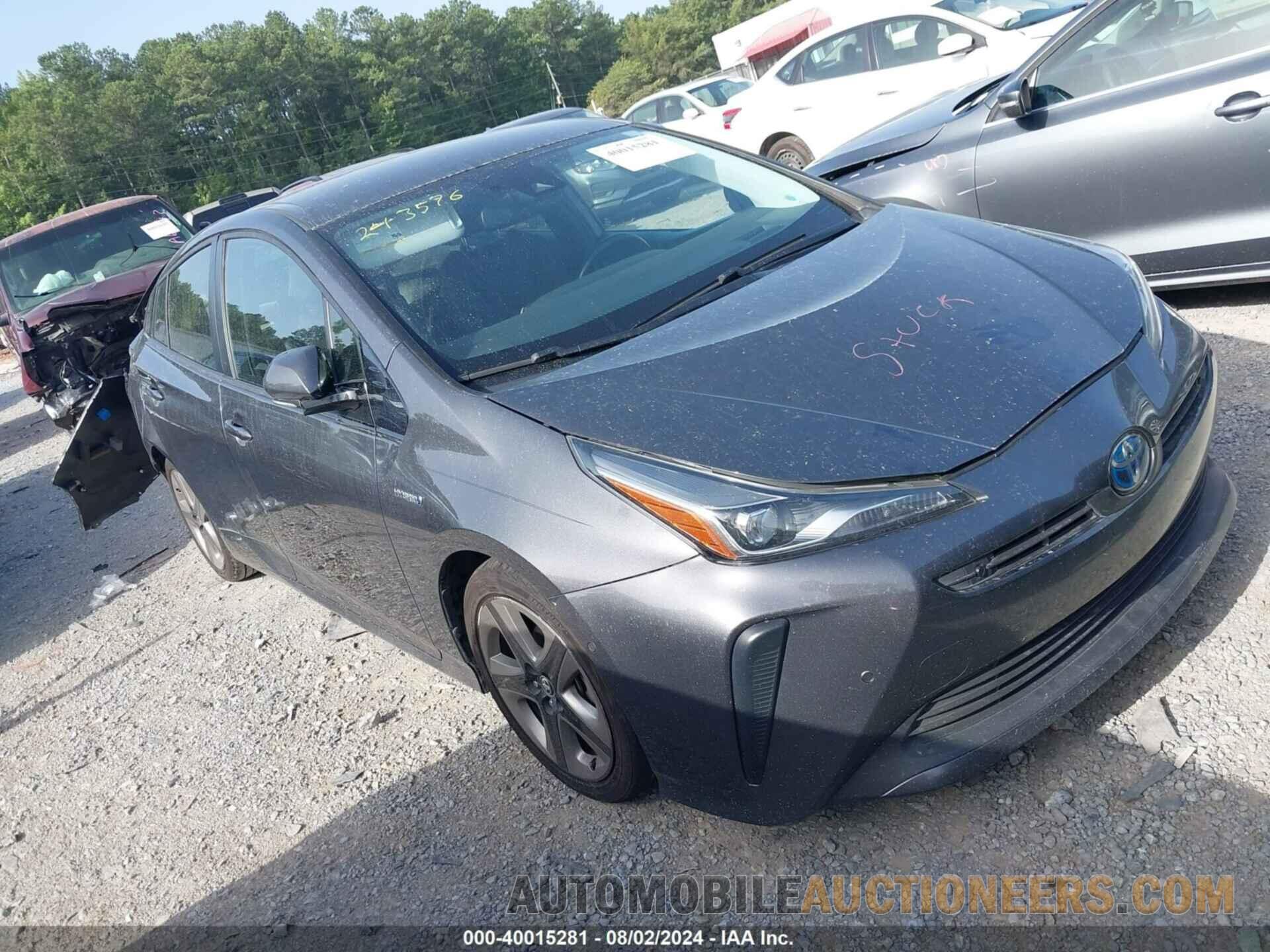 JTDKARFU7K3071492 TOYOTA PRIUS 2019