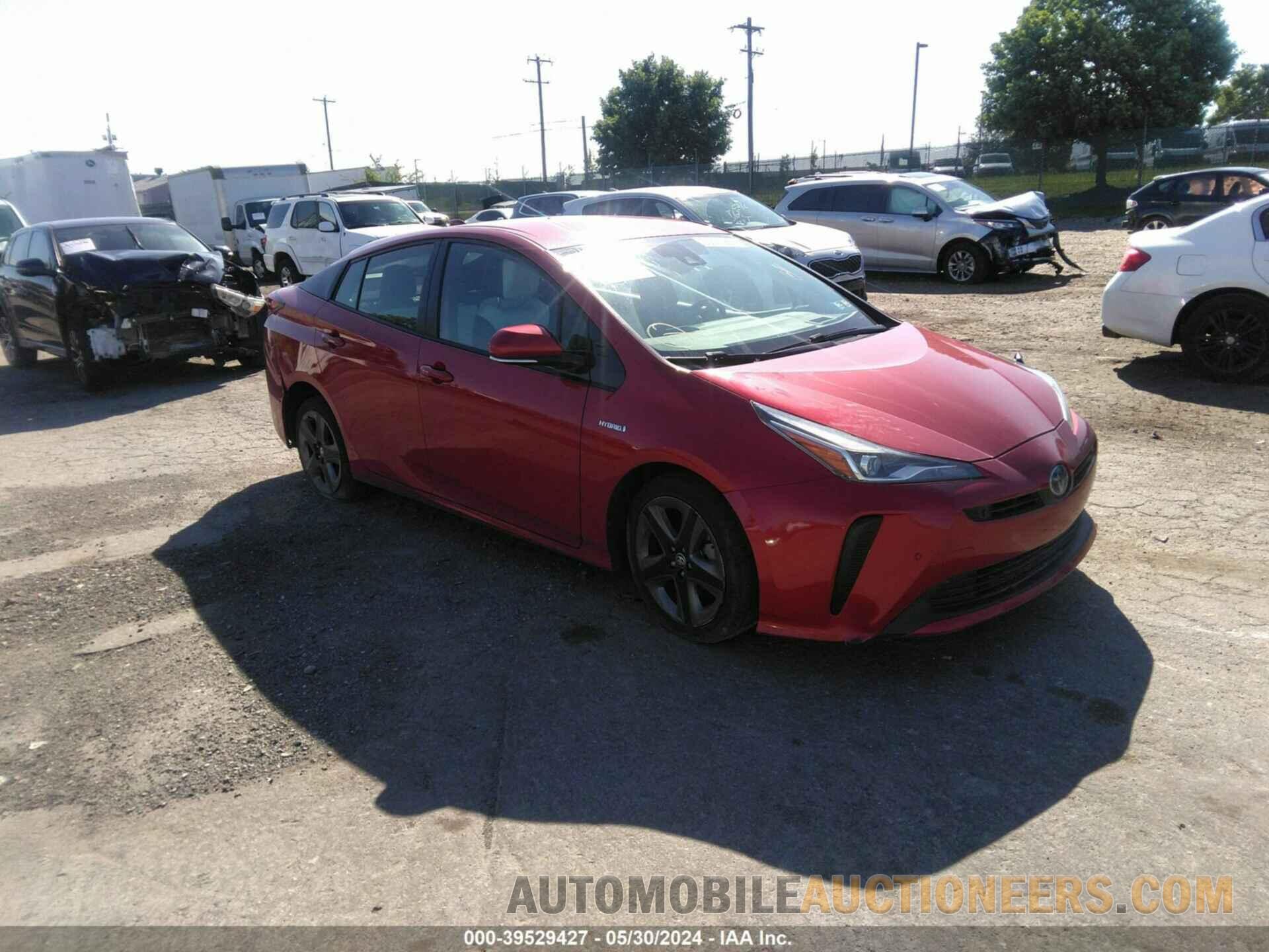 JTDKARFU7K3077258 TOYOTA PRIUS 2019