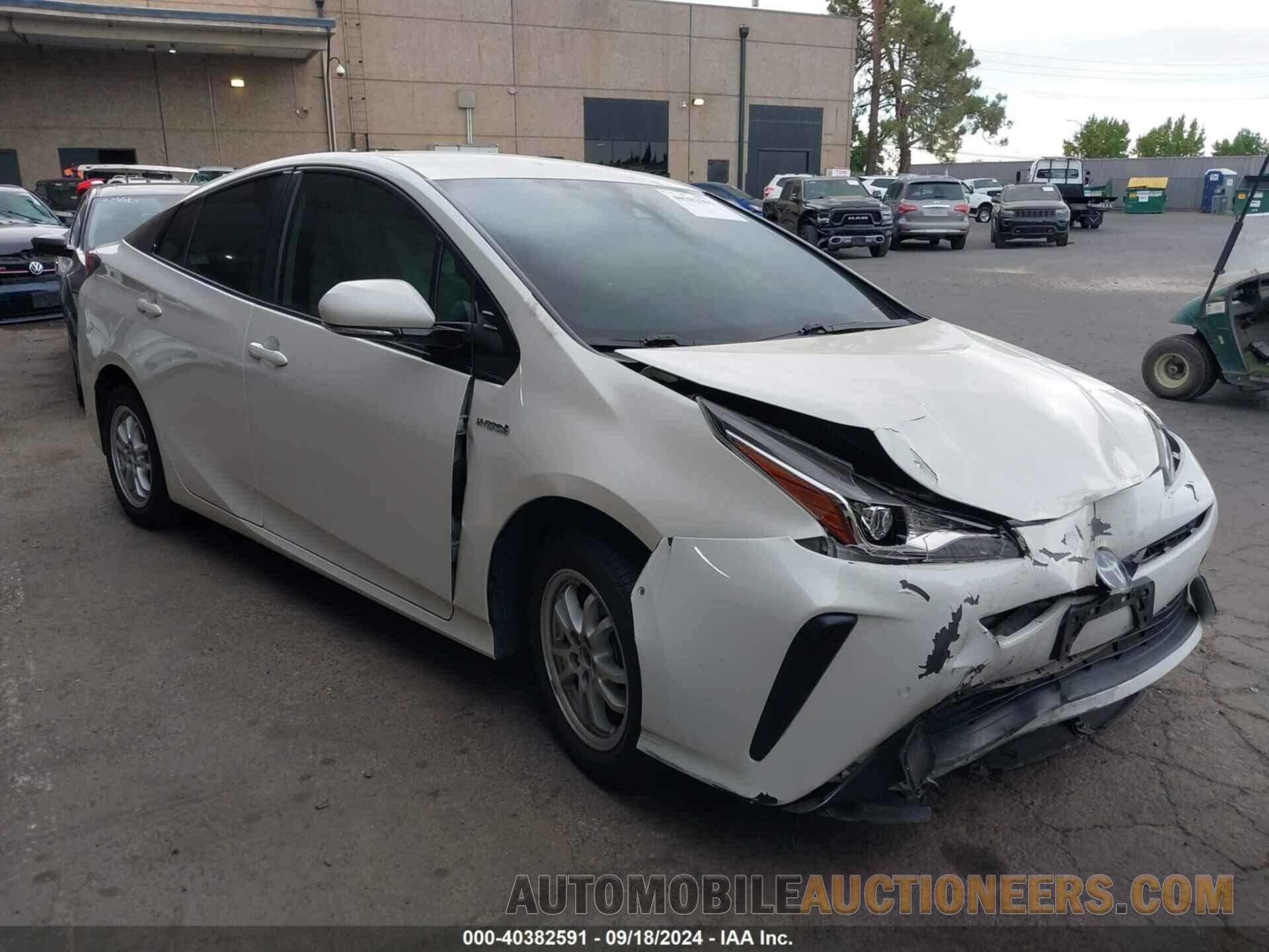 JTDKARFU7K3080077 TOYOTA PRIUS 2019