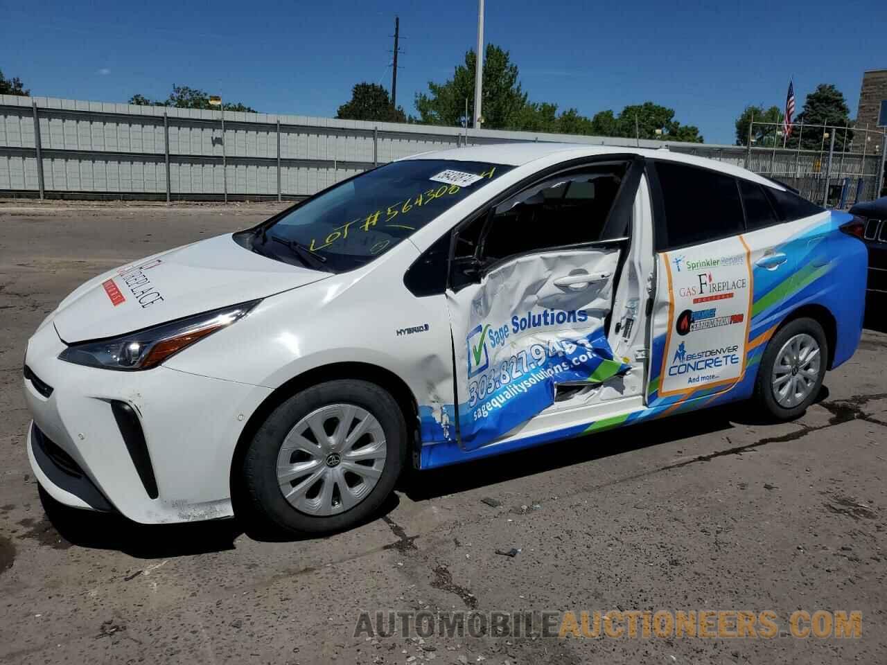 JTDKARFU7K3080810 TOYOTA PRIUS 2019