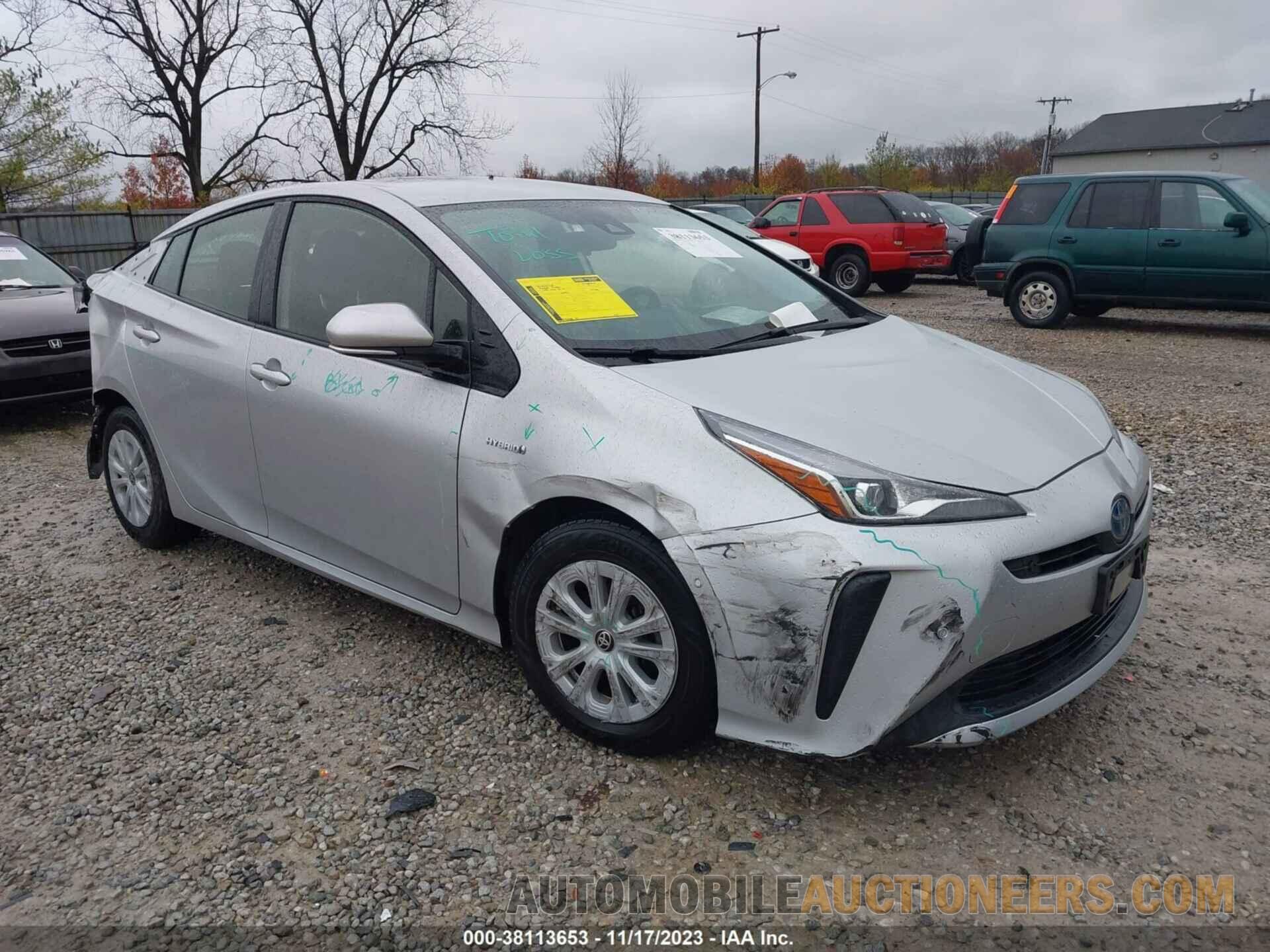 JTDKARFU7K3088938 TOYOTA PRIUS 2019