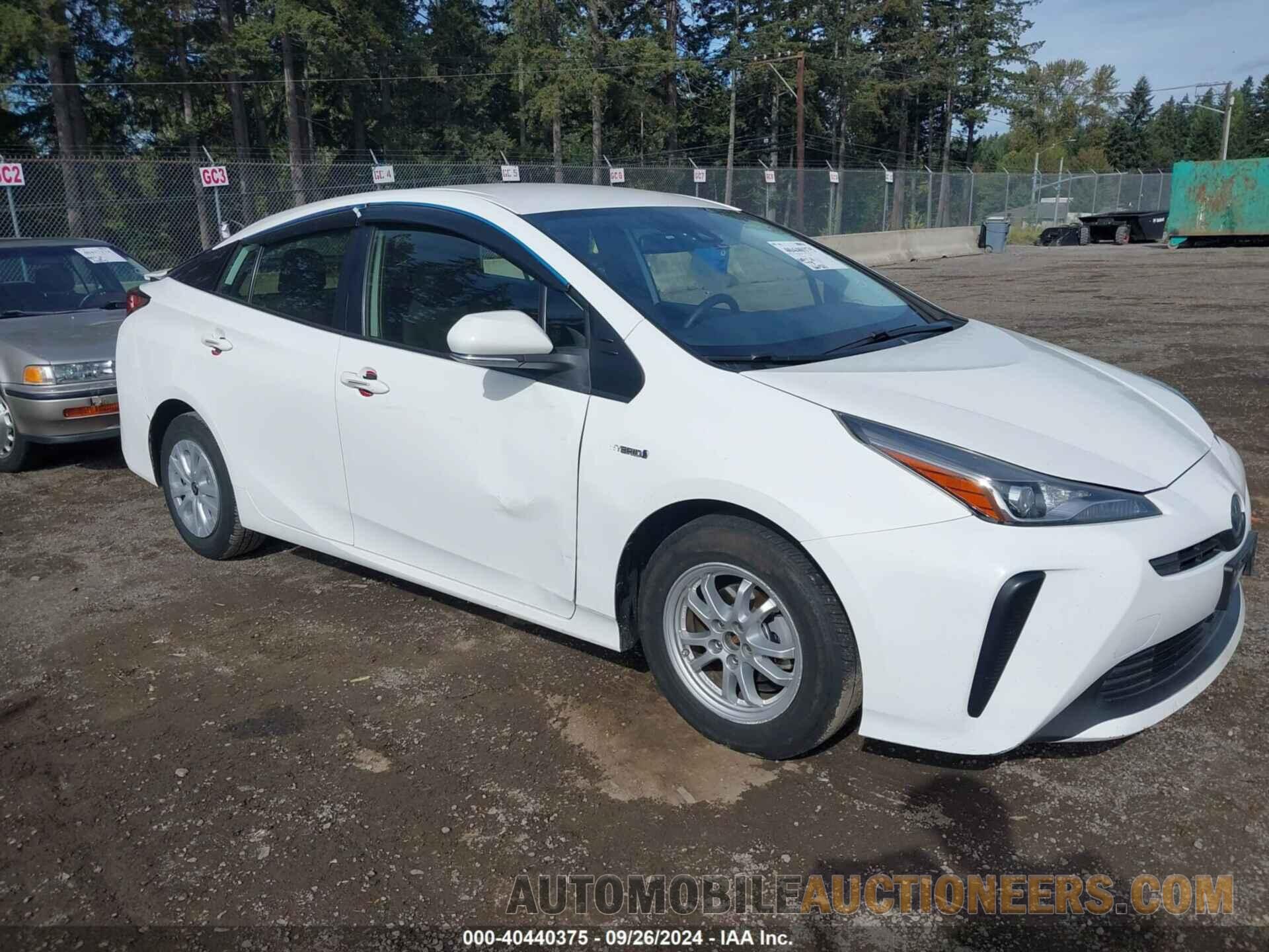 JTDKARFU7K3089068 TOYOTA PRIUS 2019