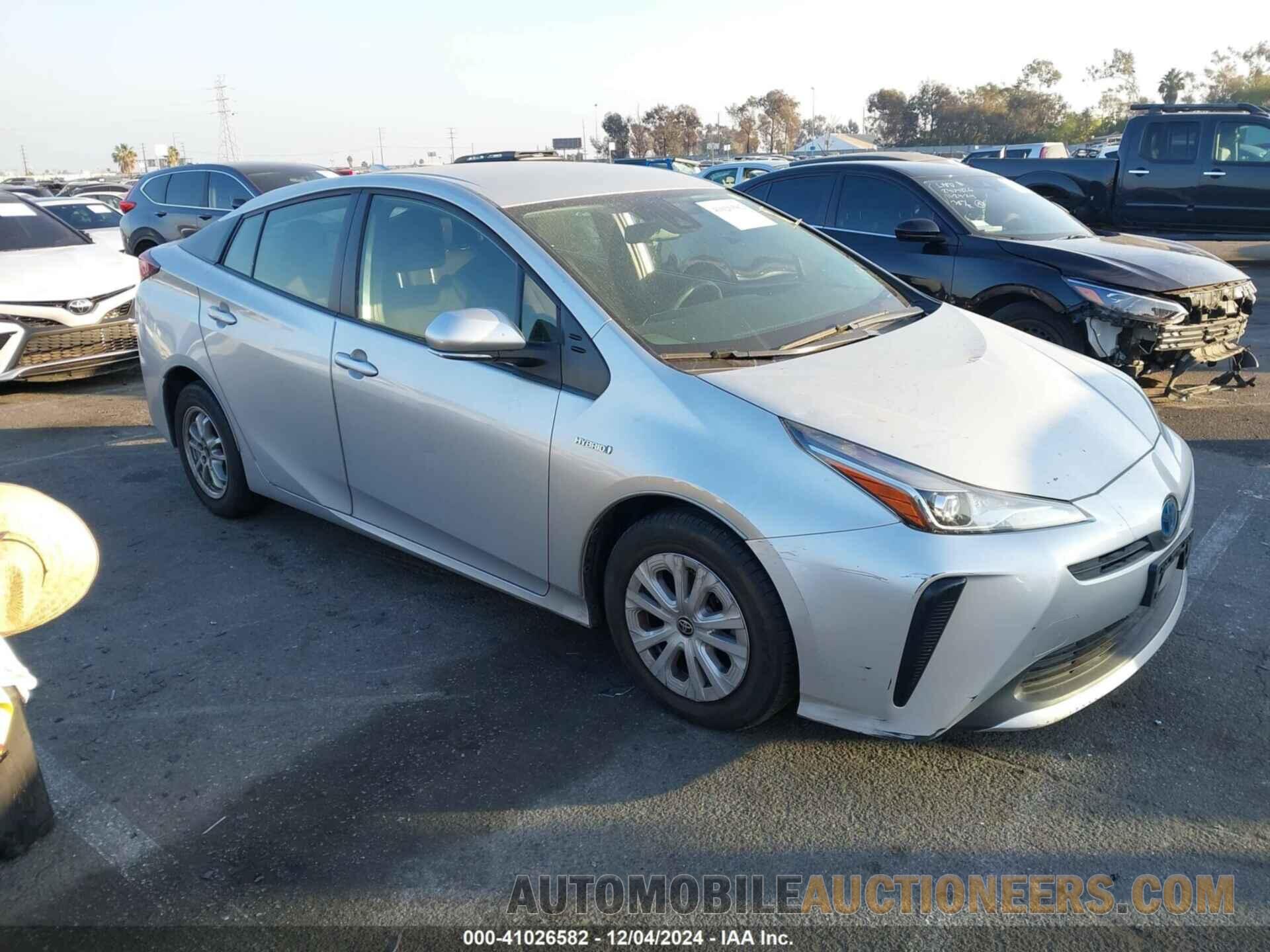 JTDKARFU7K3091001 TOYOTA PRIUS 2019