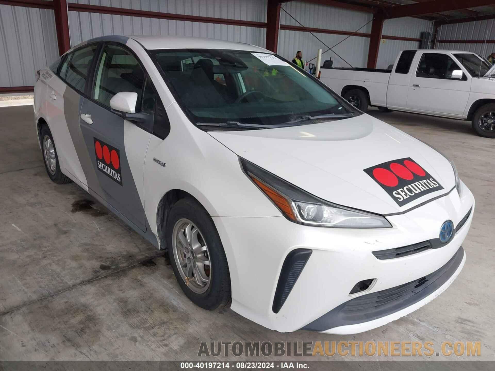 JTDKARFU7K3092083 TOYOTA PRIUS 2019