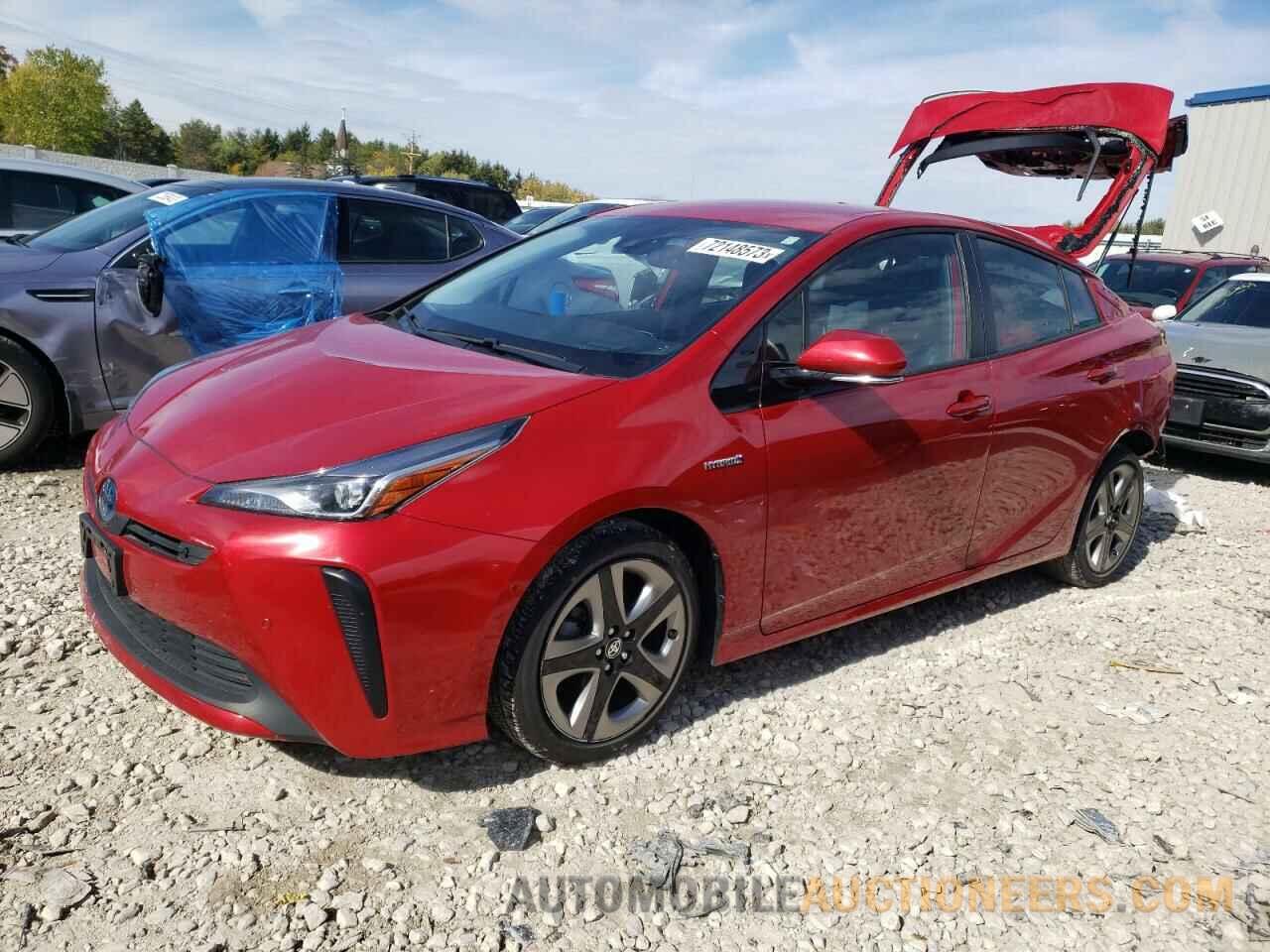 JTDKARFU7K3094819 TOYOTA PRIUS 2019