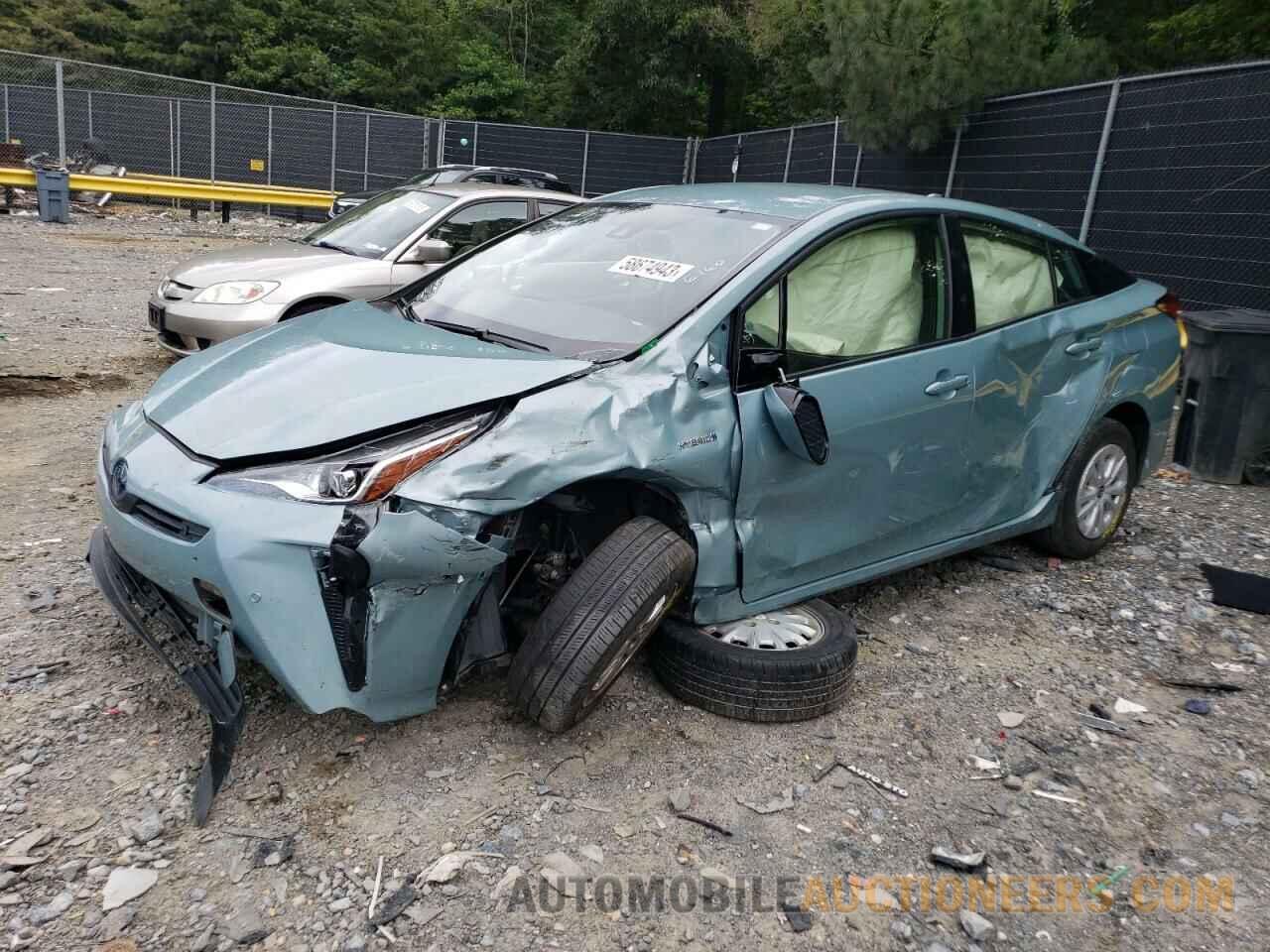 JTDKARFU7K3100103 TOYOTA PRIUS 2019