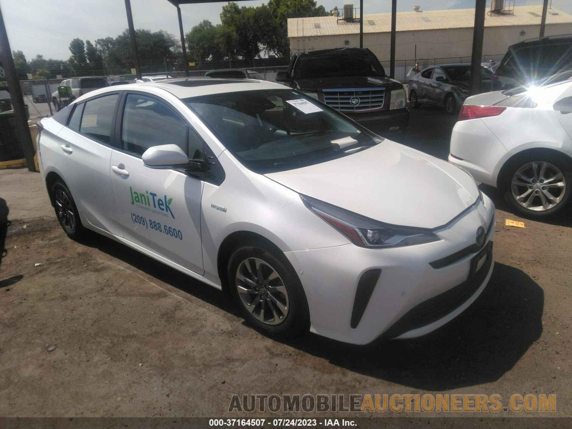 JTDKARFU7K3100523 TOYOTA PRIUS 2019